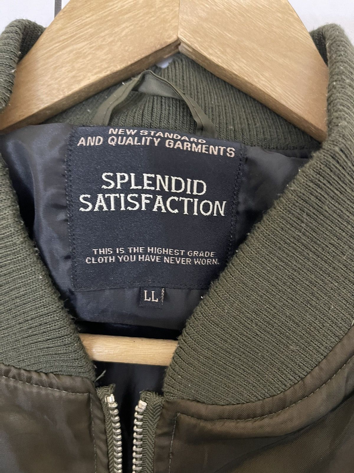 Vintage Vintage bomber jacket splendid satisfaction jacket Size US L / EU 52-54 / 3 - 8 Thumbnail
