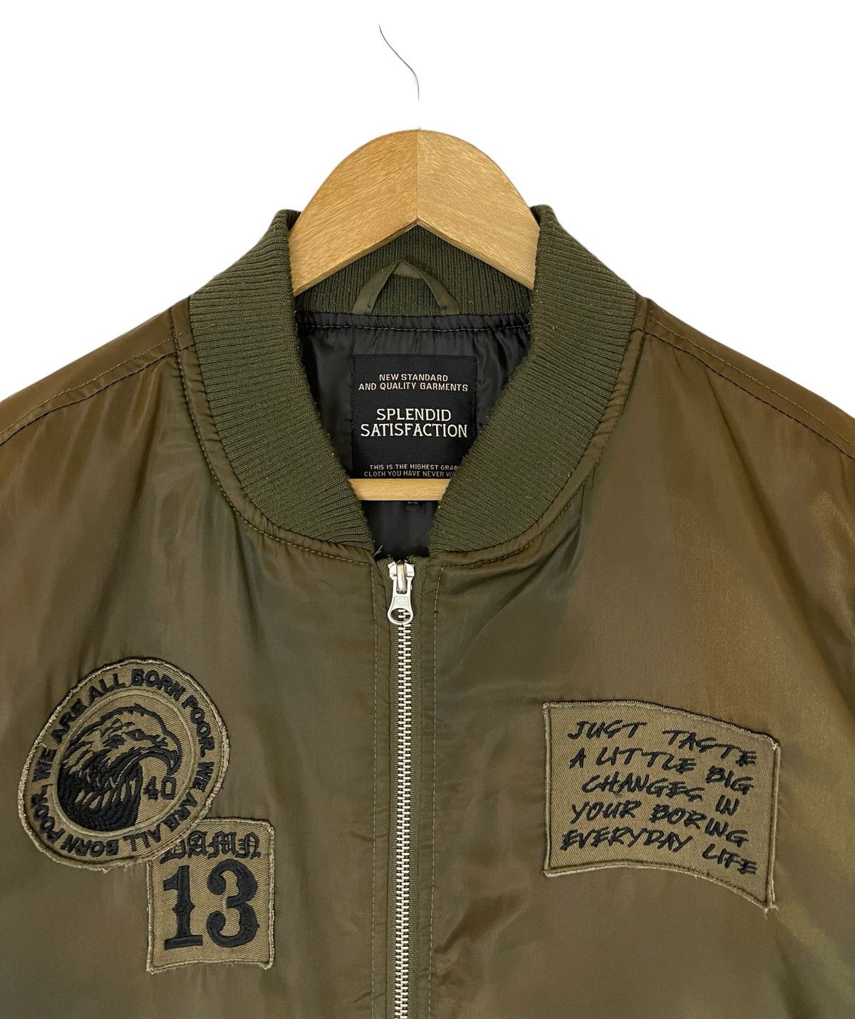 Vintage Vintage bomber jacket splendid satisfaction jacket Size US L / EU 52-54 / 3 - 7 Thumbnail