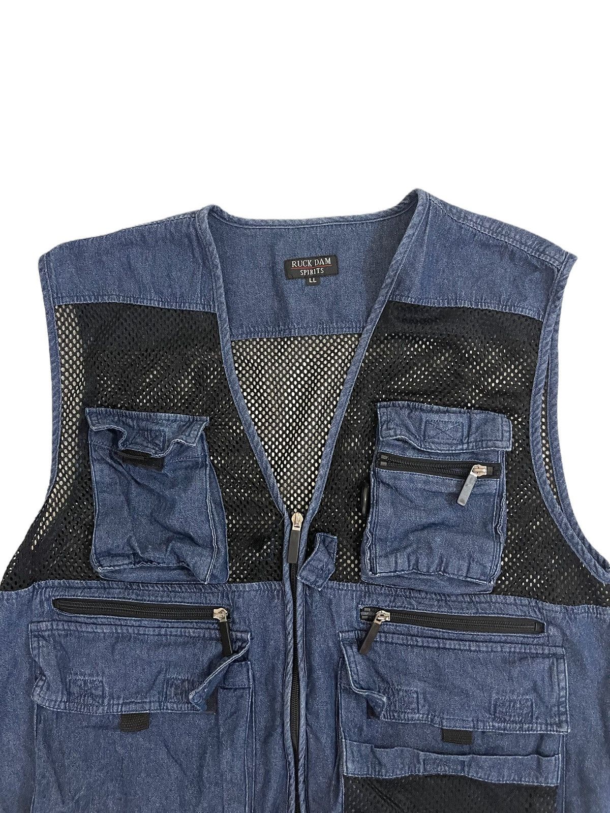 Japanese Brand × Vintage vintage techwear vest Ruck Dum spirit multiple pocket vest Size US L / EU 52-54 / 3 - 4 Thumbnail