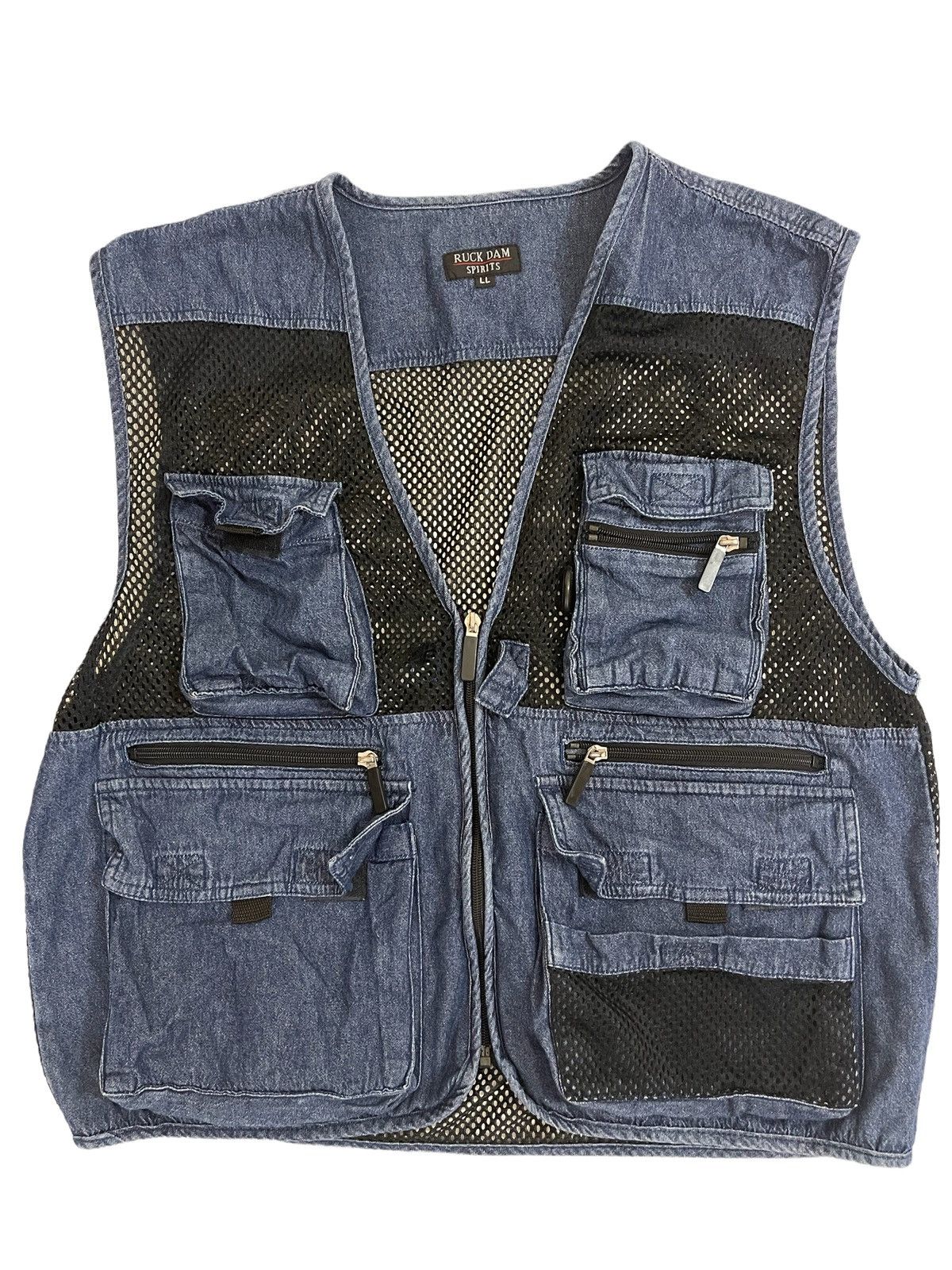 Japanese Brand × Vintage vintage techwear vest Ruck Dum spirit multiple pocket vest Size US L / EU 52-54 / 3 - 3 Thumbnail