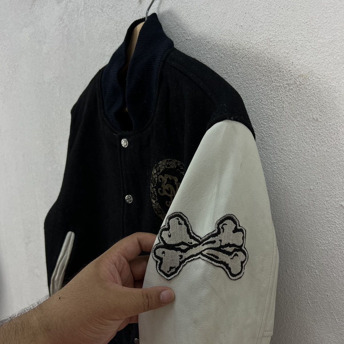 Japanese Brand VINTAGE VARSITY JACKET DEMAGOGUE BIG LOGO EMBROIDERED Size US S / EU 44-46 / 1 - 4 Thumbnail