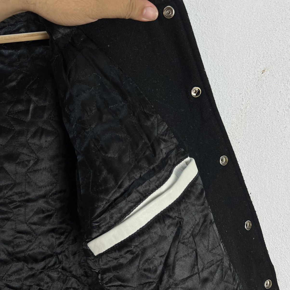 Japanese Brand VINTAGE VARSITY JACKET DEMAGOGUE BIG LOGO EMBROIDERED Size US S / EU 44-46 / 1 - 11 Thumbnail