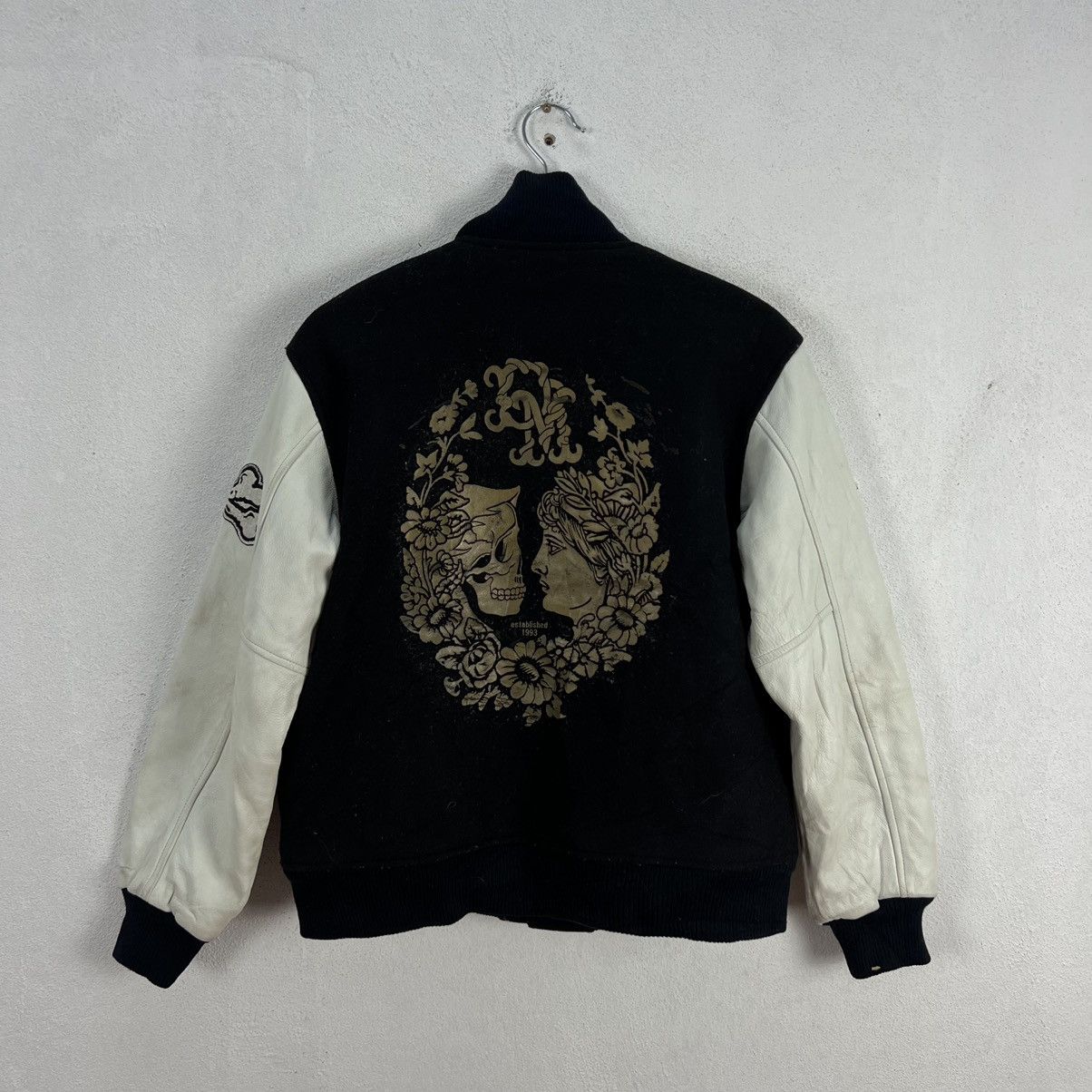 Japanese Brand VINTAGE VARSITY JACKET DEMAGOGUE BIG LOGO EMBROIDERED Size US S / EU 44-46 / 1 - 6 Thumbnail