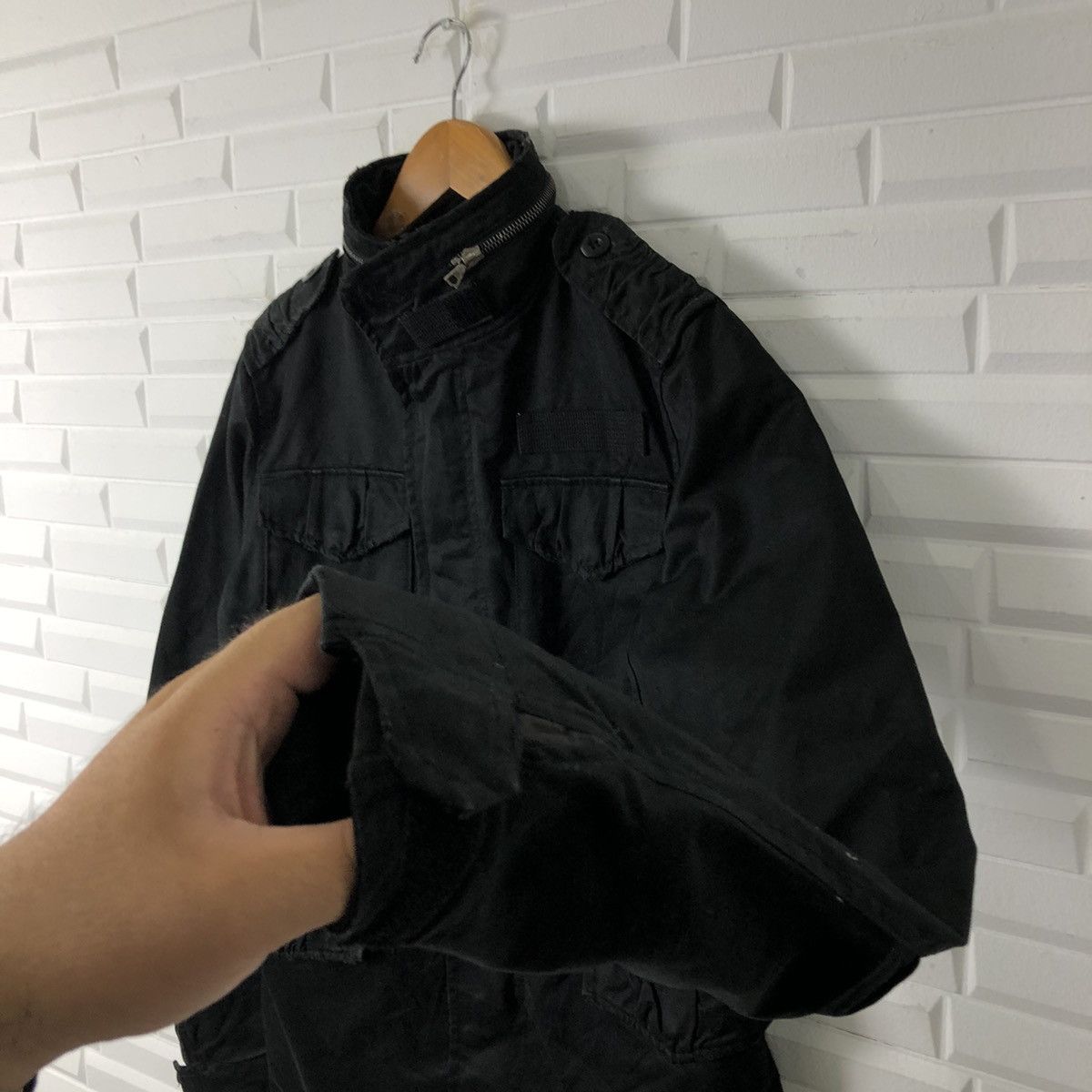 Japanese Brand MULTI POCKET BIKER PARACHUTE JACKET CT101 RIRI ZIPPER Size US S / EU 44-46 / 1 - 7 Thumbnail