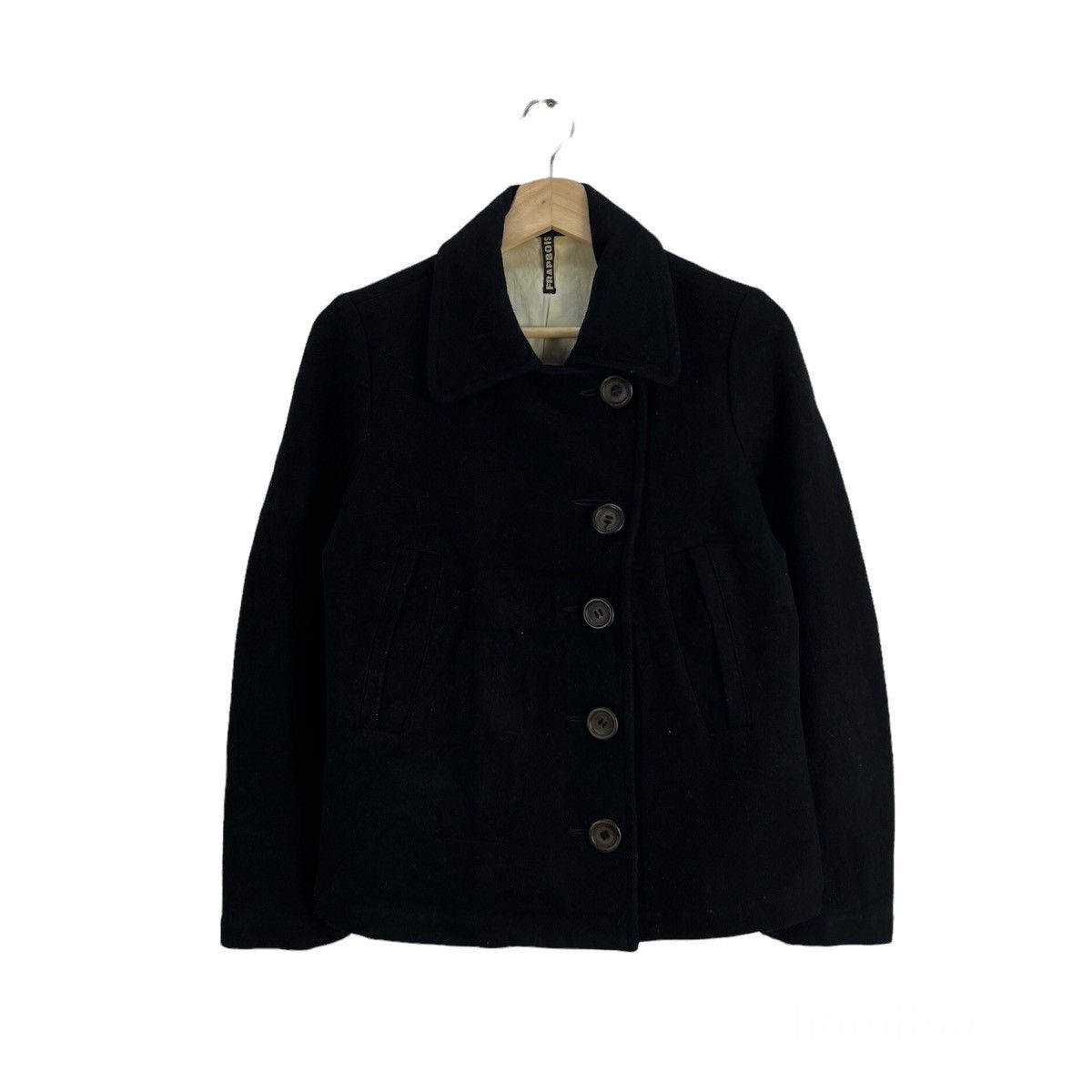 Issey Miyake ULTIMATE BLACK WOOL JACKET FRAPBOIS BY ISSEY MIYAKE Size US S / EU 44-46 / 1 - 1 Thumbnail