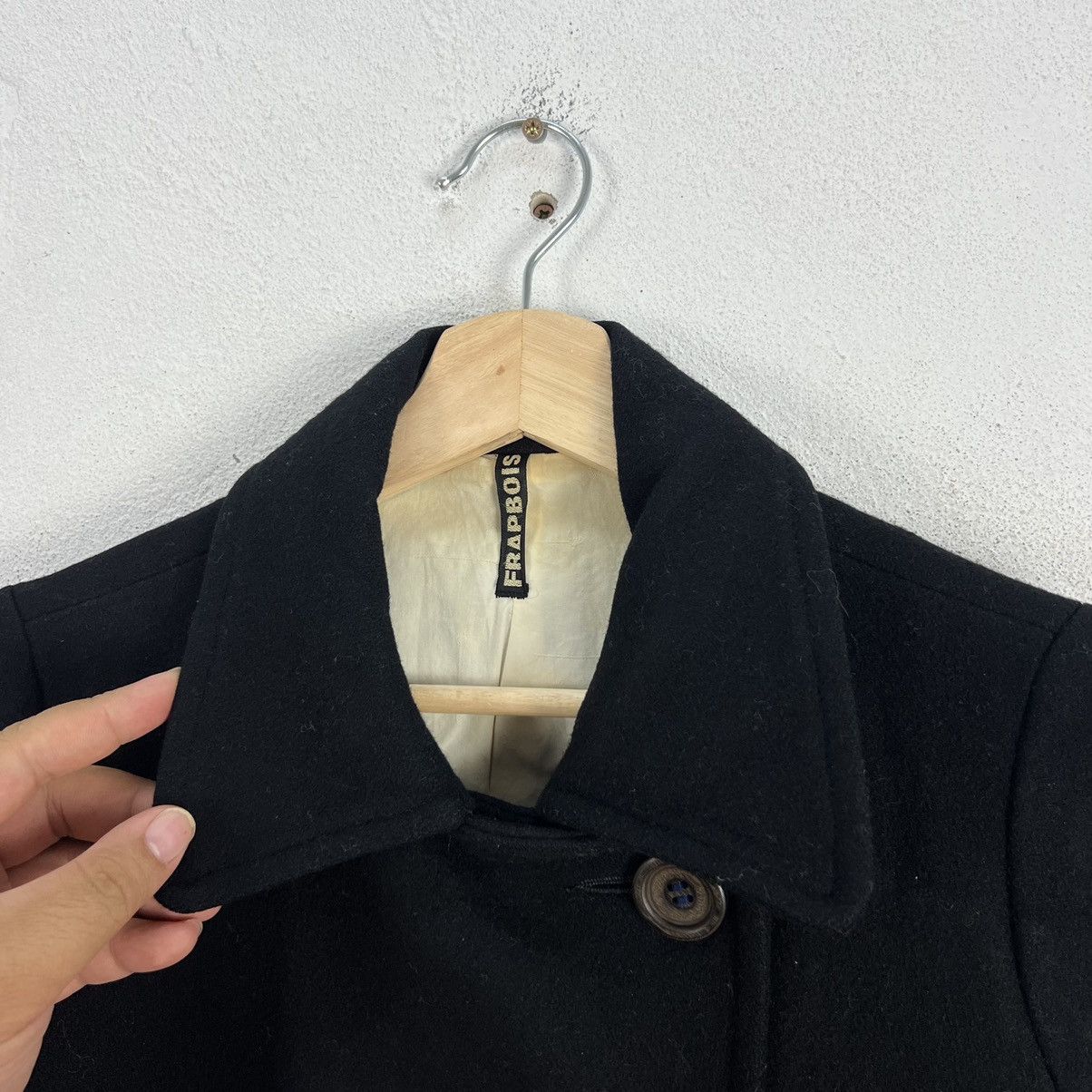 Issey Miyake ULTIMATE BLACK WOOL JACKET FRAPBOIS BY ISSEY MIYAKE Size US S / EU 44-46 / 1 - 6 Thumbnail