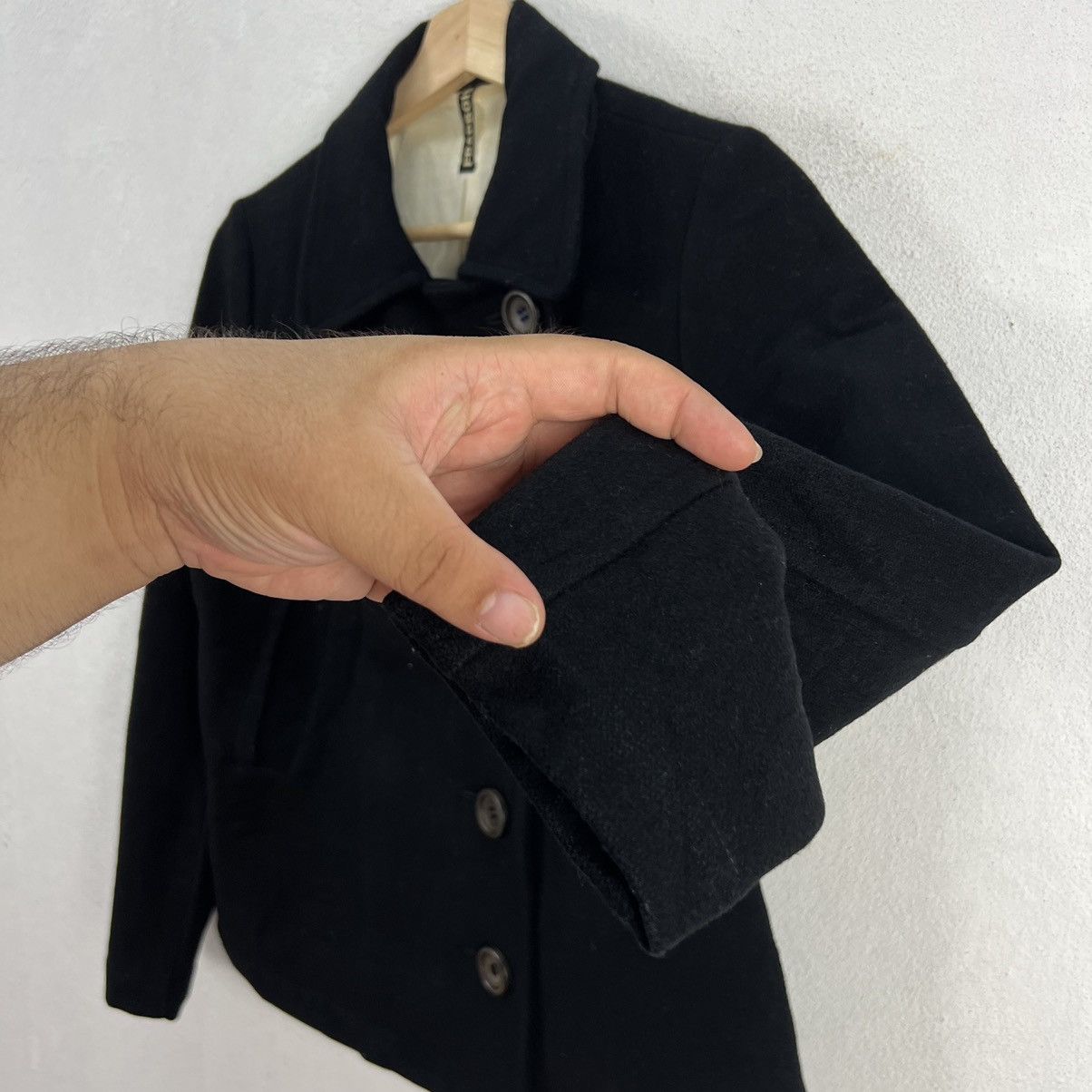 Issey Miyake ULTIMATE BLACK WOOL JACKET FRAPBOIS BY ISSEY MIYAKE Size US S / EU 44-46 / 1 - 5 Thumbnail
