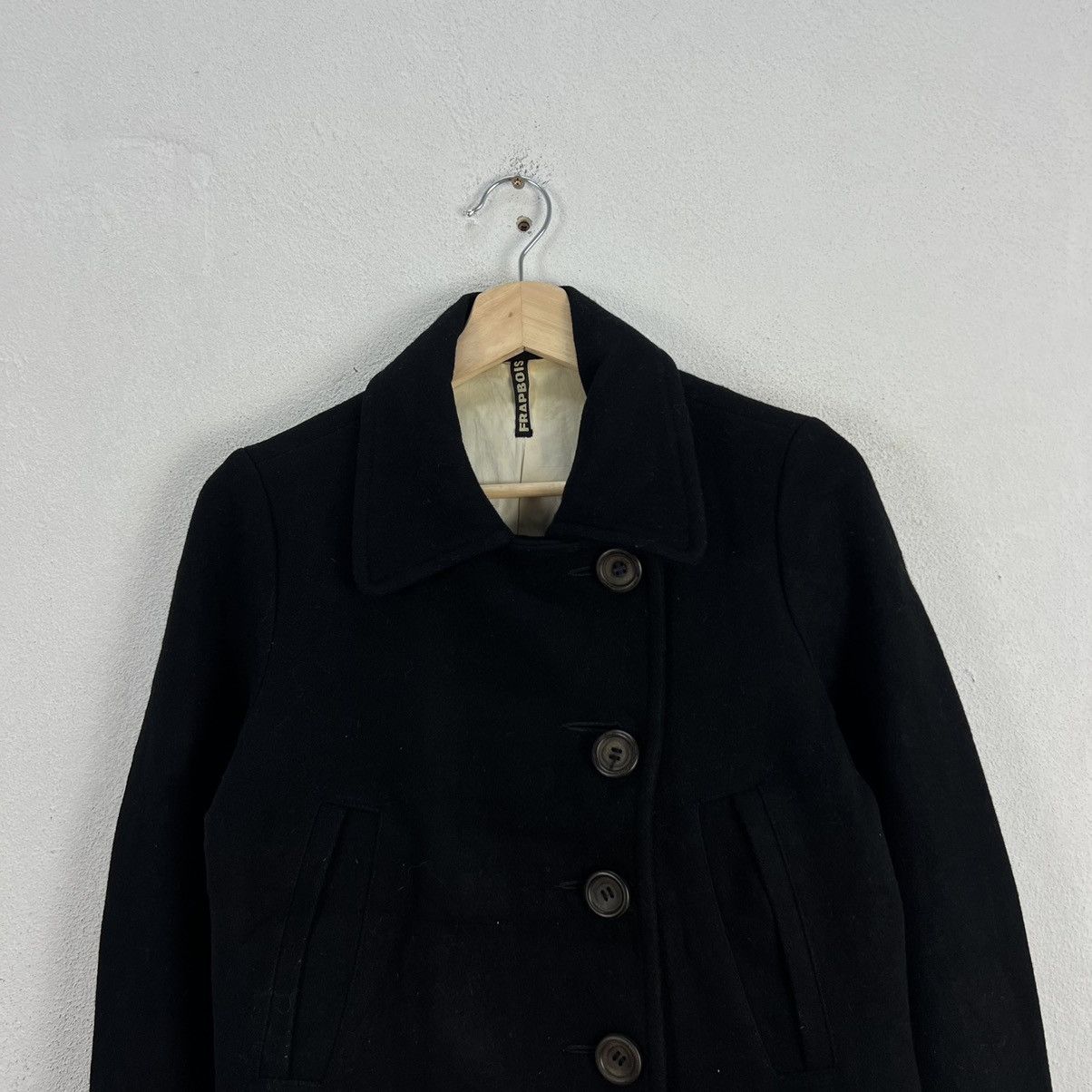 Issey Miyake ULTIMATE BLACK WOOL JACKET FRAPBOIS BY ISSEY MIYAKE Size US S / EU 44-46 / 1 - 3 Thumbnail