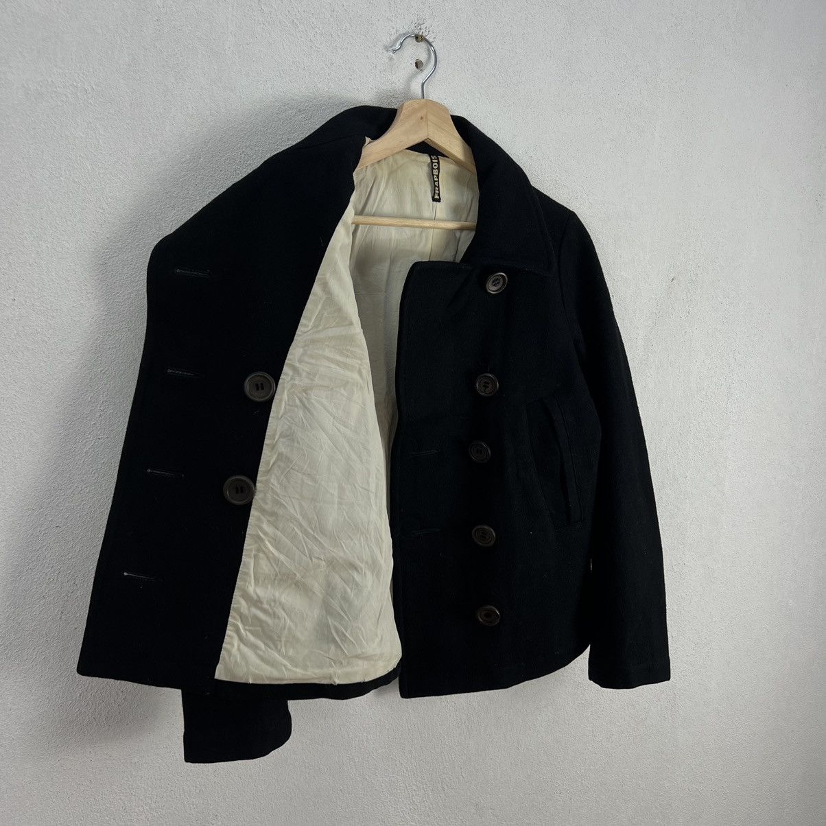 Issey Miyake ULTIMATE BLACK WOOL JACKET FRAPBOIS BY ISSEY MIYAKE Size US S / EU 44-46 / 1 - 10 Thumbnail