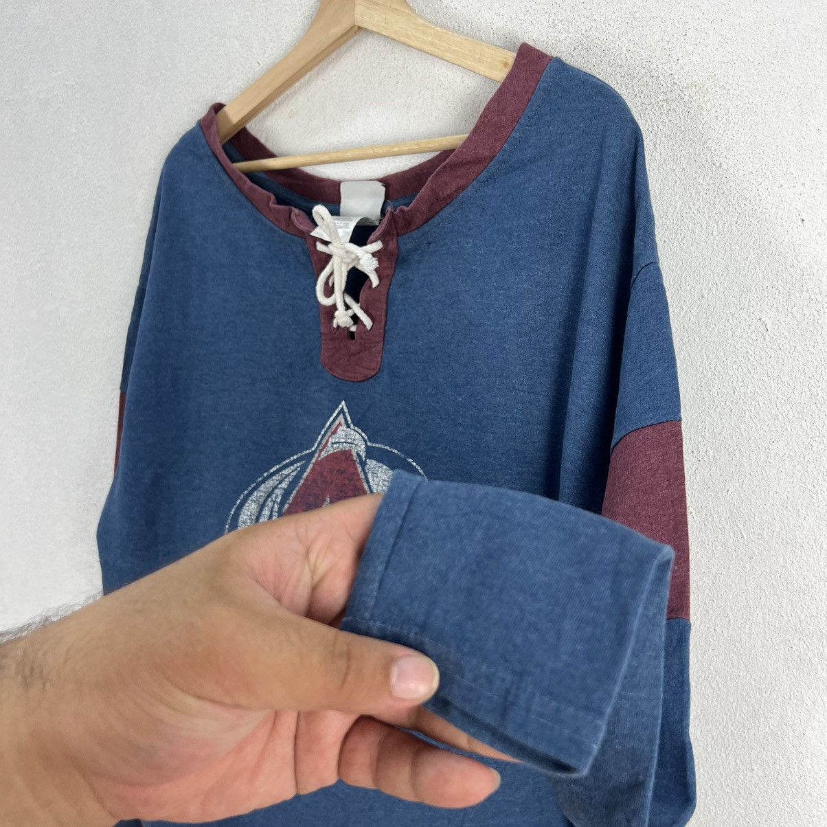Japanese Brand VINTAGE NHL SWEATSHIRT BIG LOGO RILEX WEAR Size US L / EU 52-54 / 3 - 6 Thumbnail