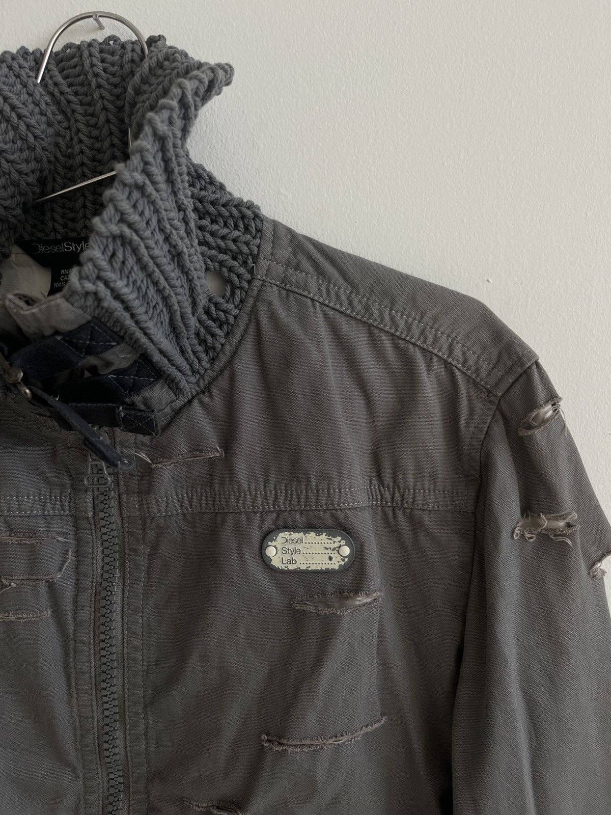 Diesel RARE VINTAGE DISTRESSED DIESEL STYLE LAB JACKET Size US XL / EU 56 / 4 - 3 Thumbnail