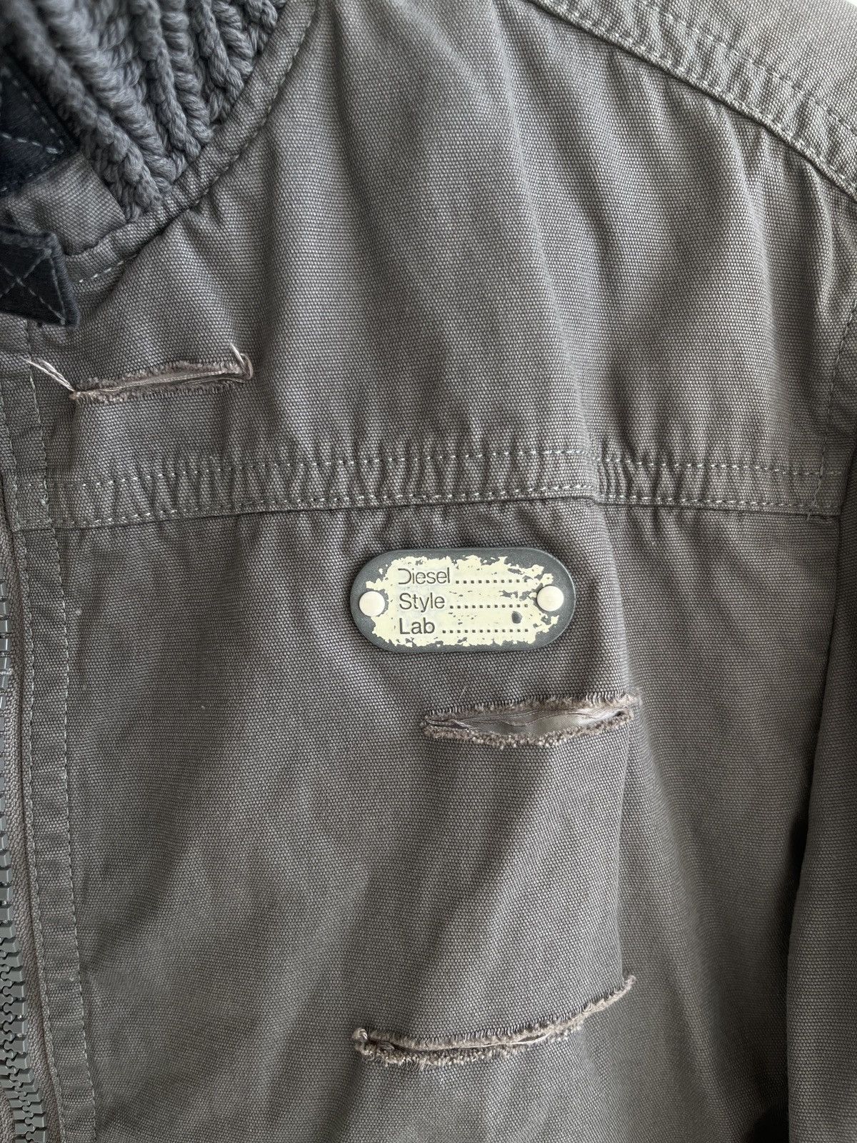 Diesel RARE VINTAGE DISTRESSED DIESEL STYLE LAB JACKET Size US XL / EU 56 / 4 - 4 Thumbnail