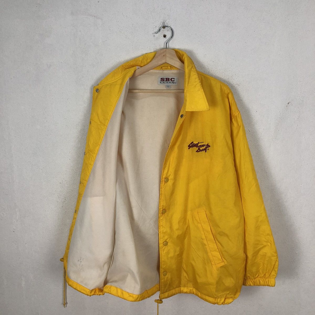 Japanese Brand VINTAGE SBC CLASH BIG LOGO COACH JACKET Size US L / EU 52-54 / 3 - 9 Thumbnail
