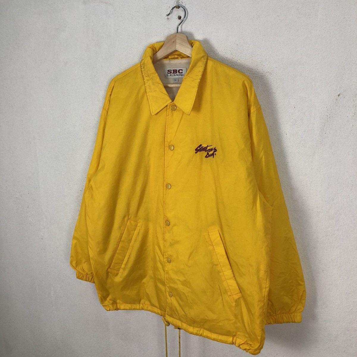 Japanese Brand VINTAGE SBC CLASH BIG LOGO COACH JACKET Size US L / EU 52-54 / 3 - 2 Thumbnail