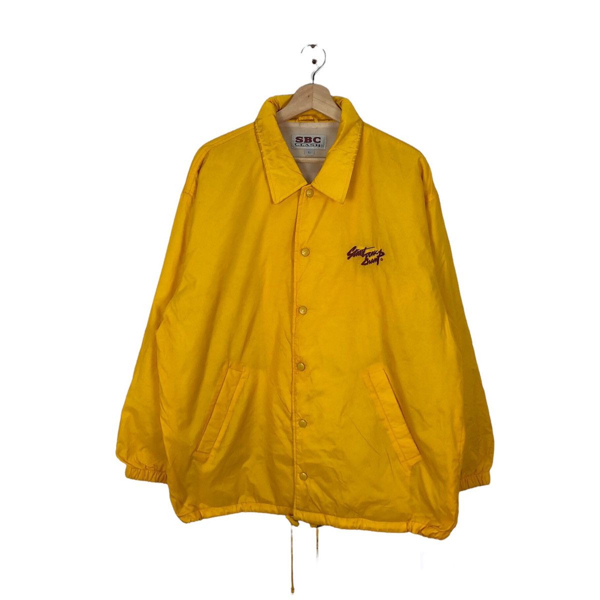 Japanese Brand VINTAGE SBC CLASH BIG LOGO COACH JACKET Size US L / EU 52-54 / 3 - 1 Thumbnail