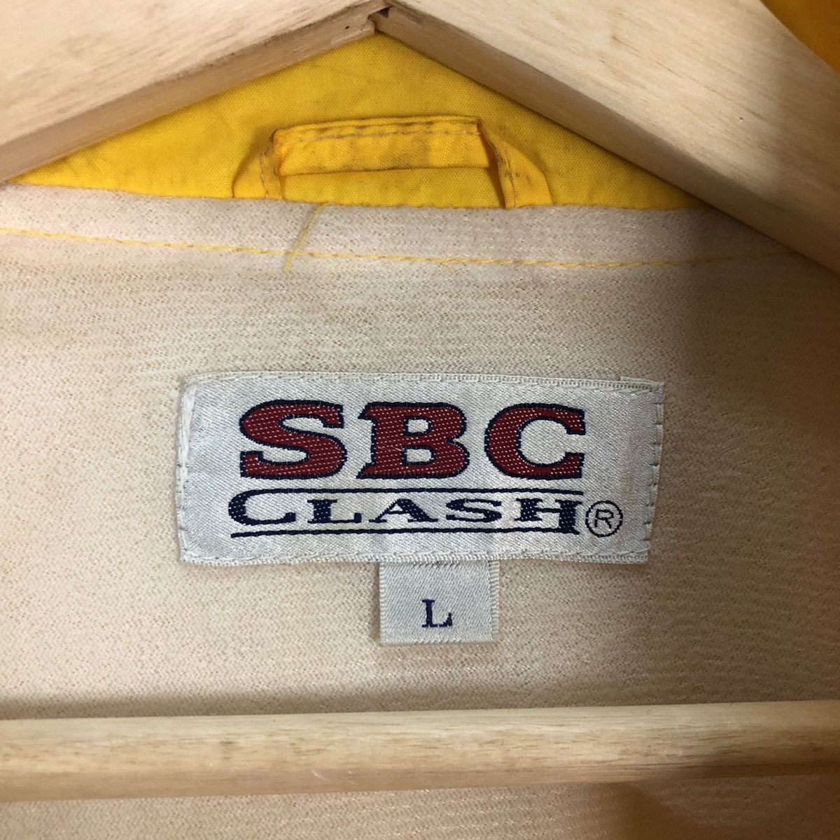 Japanese Brand VINTAGE SBC CLASH BIG LOGO COACH JACKET Size US L / EU 52-54 / 3 - 10 Thumbnail