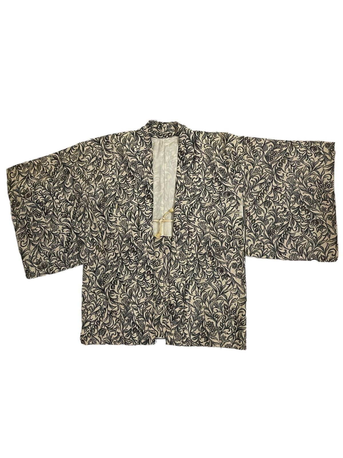 Vintage vintage haori kimono jacket japanese traditional jacket Size US L / EU 52-54 / 3 - 6 Thumbnail