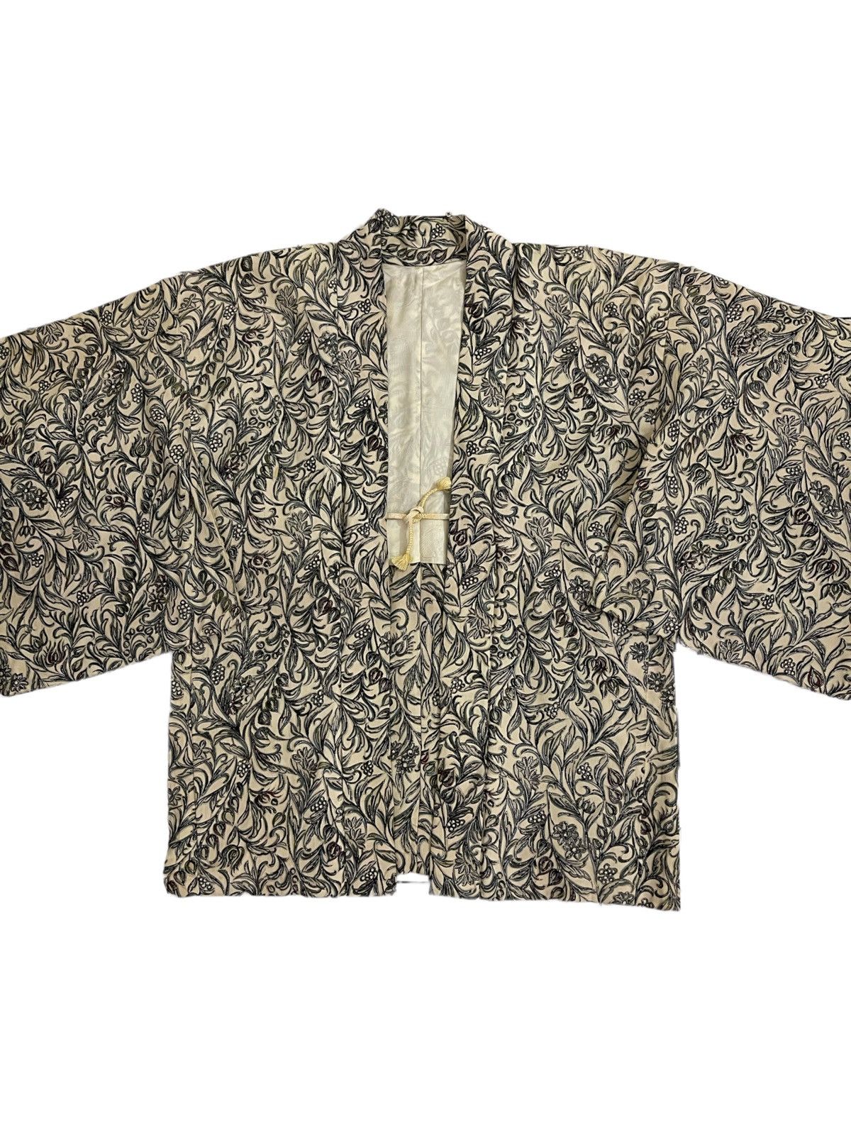 Vintage vintage haori kimono jacket japanese traditional jacket Size US L / EU 52-54 / 3 - 4 Thumbnail