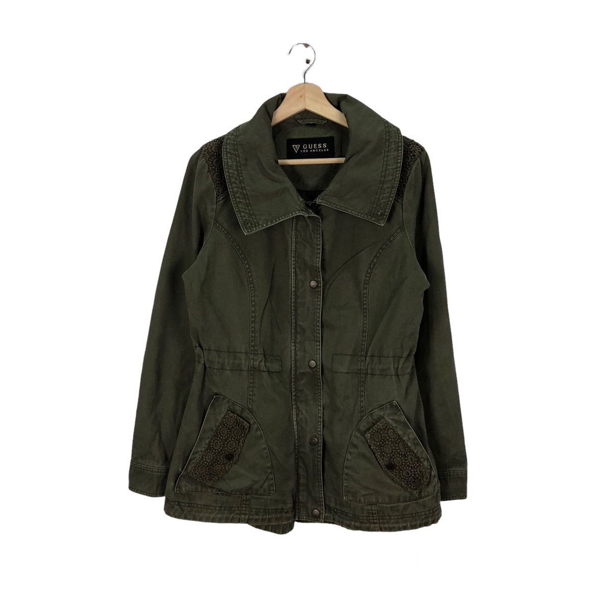 Japanese Brand VINTAGE GUESS LOS ANGELES CARGO JACKET MULTI POCKET Size US M / EU 48-50 / 2 - 1 Thumbnail