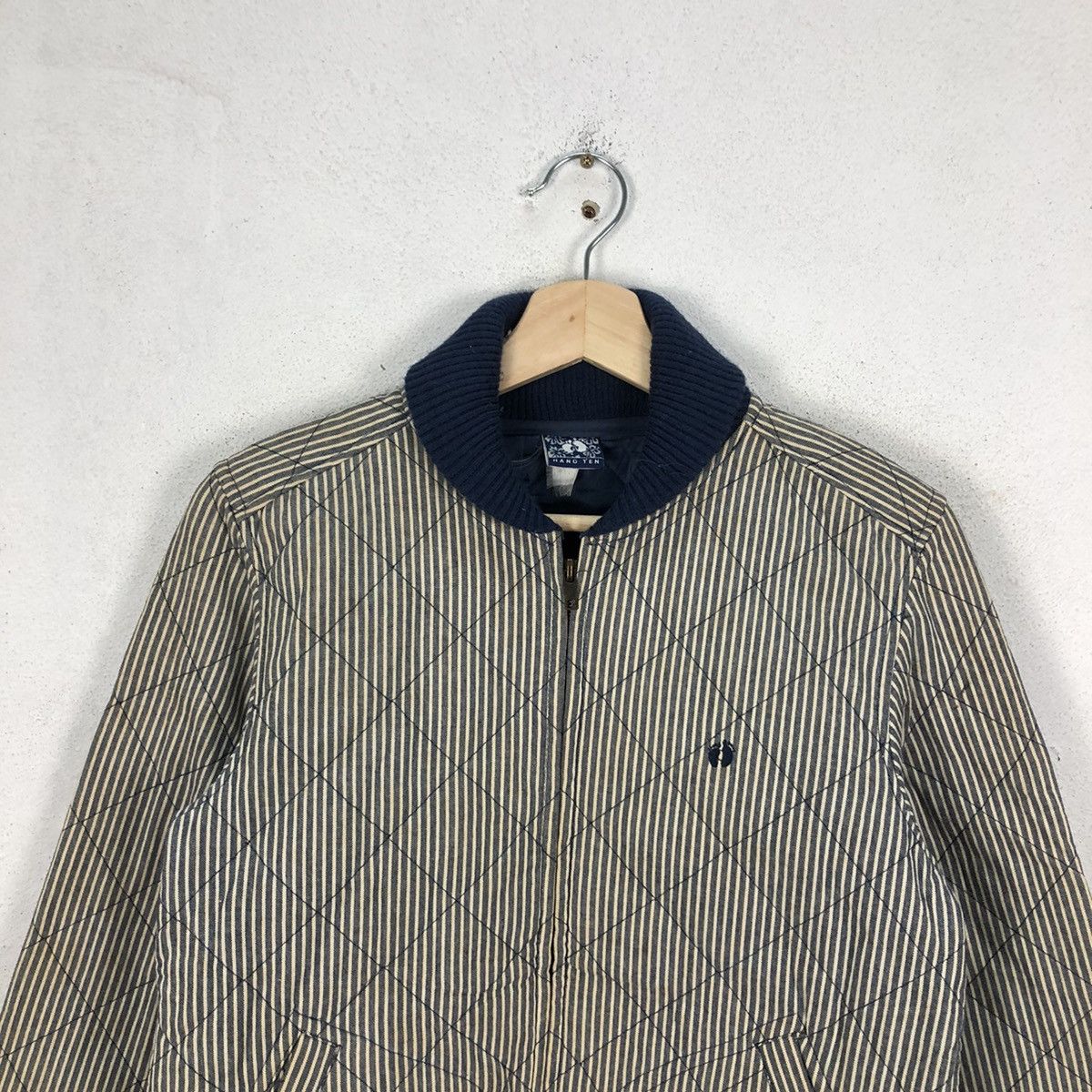 Japanese Brand VINTAGE HANG TEN QUILTED JACKET Size US S / EU 44-46 / 1 - 3 Thumbnail