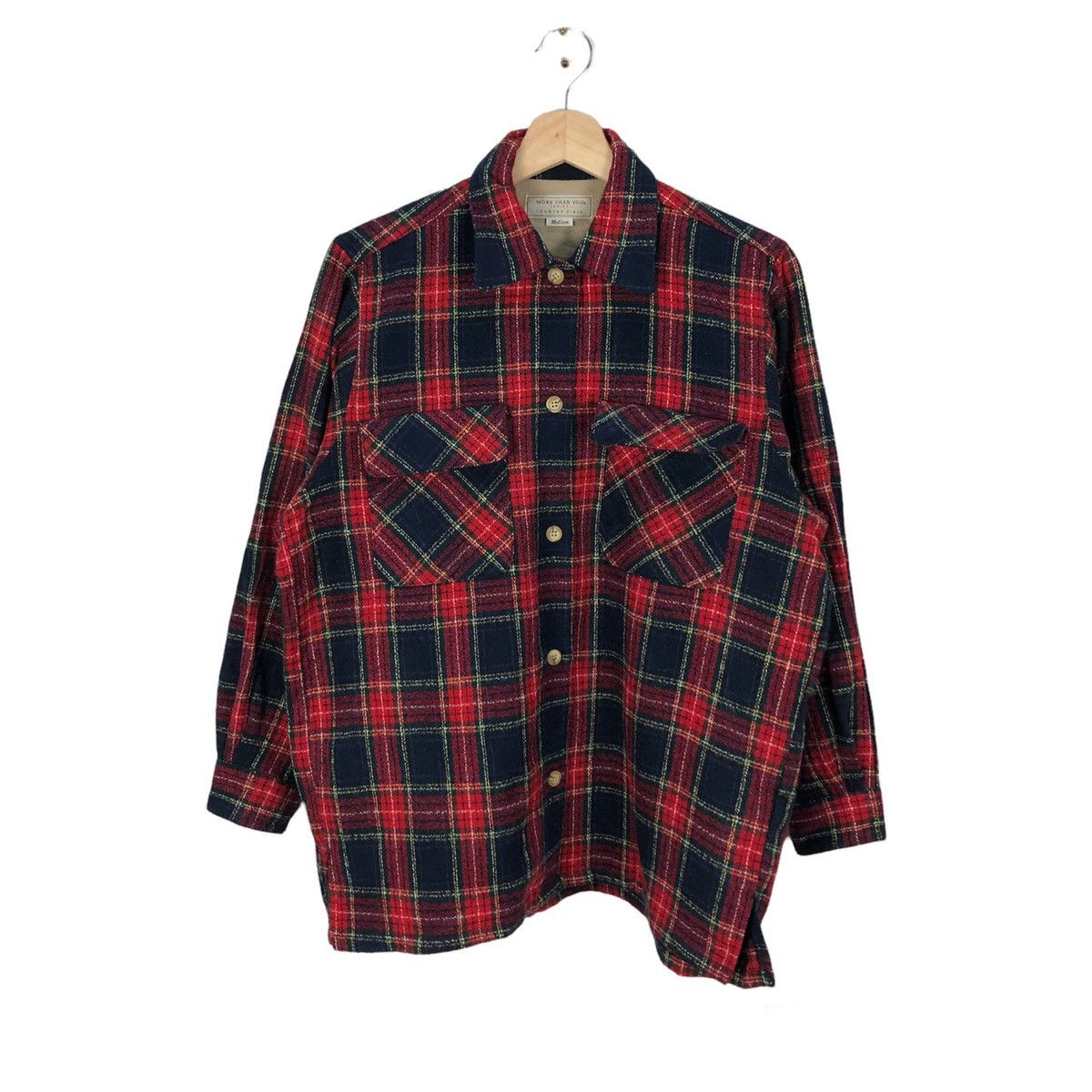 Flannel VINTAGE COUNTRY FIELD TARTAN DESIGN FLANNEL JACKET Size US M / EU 48-50 / 2 - 1 Thumbnail