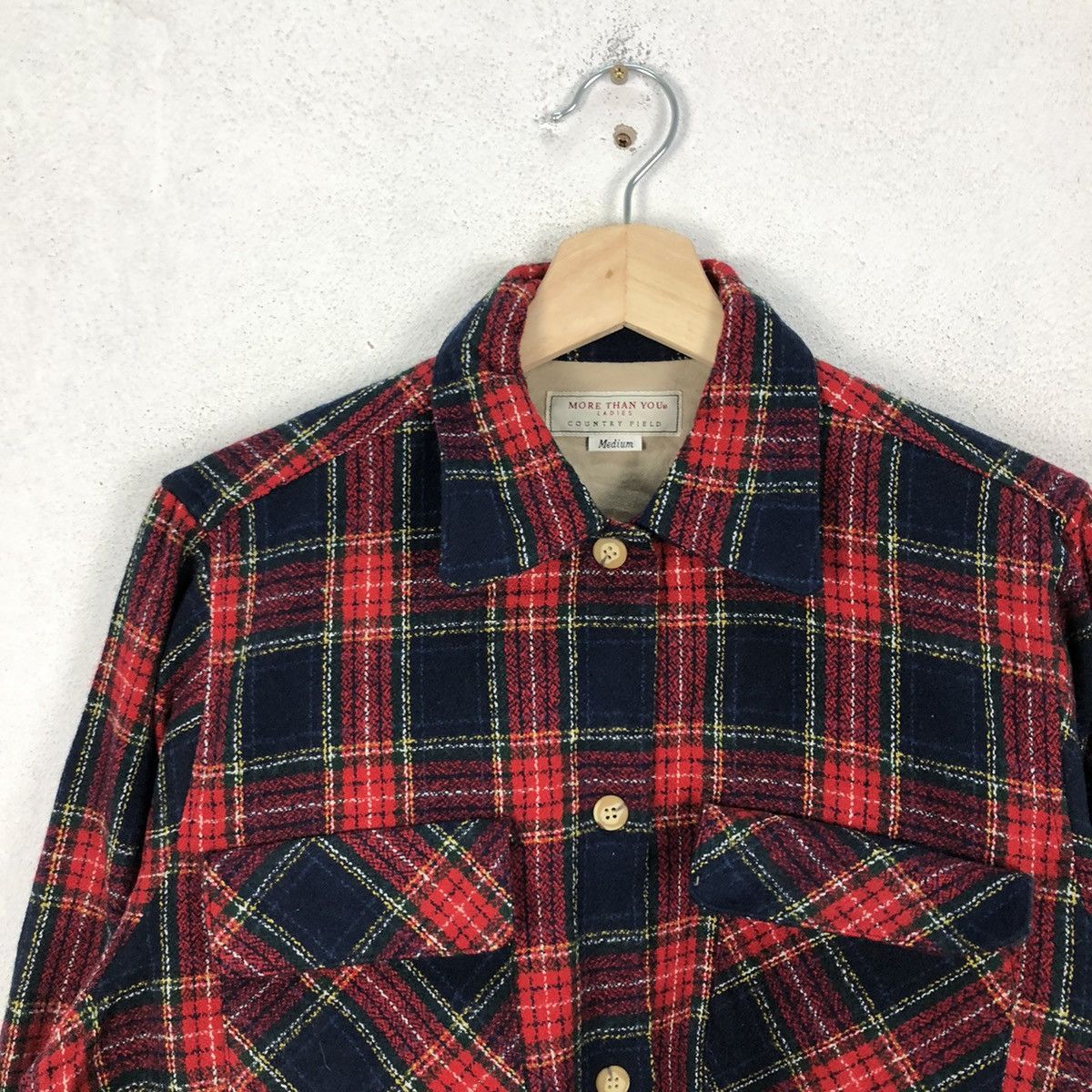 Flannel VINTAGE COUNTRY FIELD TARTAN DESIGN FLANNEL JACKET Size US M / EU 48-50 / 2 - 3 Thumbnail