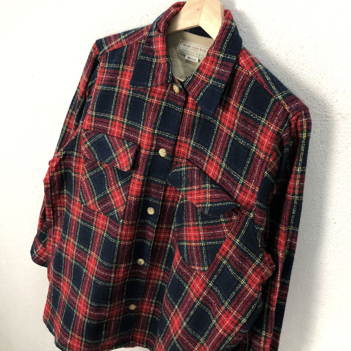 Flannel VINTAGE COUNTRY FIELD TARTAN DESIGN FLANNEL JACKET Size US M / EU 48-50 / 2 - 4 Thumbnail