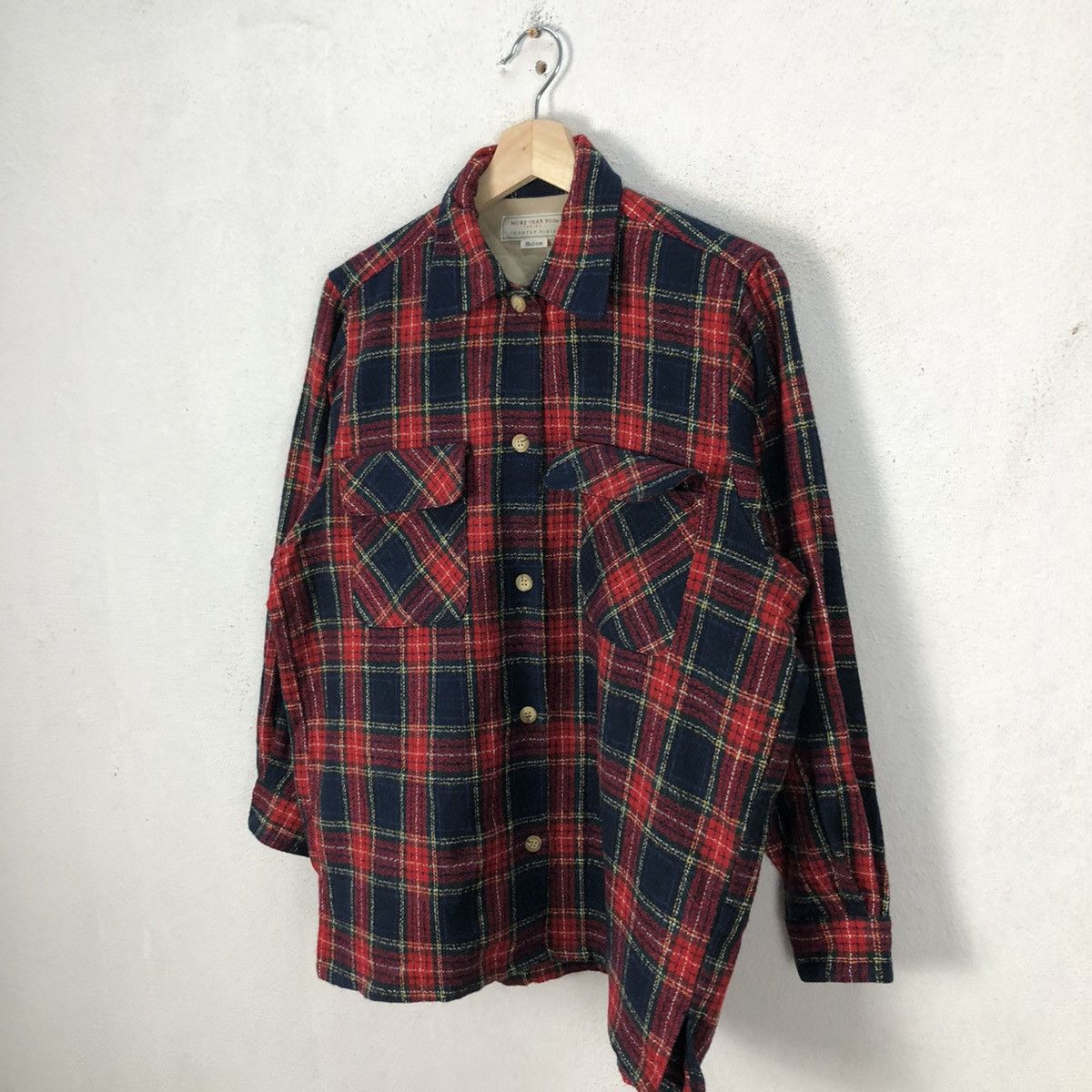 Flannel VINTAGE COUNTRY FIELD TARTAN DESIGN FLANNEL JACKET Size US M / EU 48-50 / 2 - 2 Thumbnail