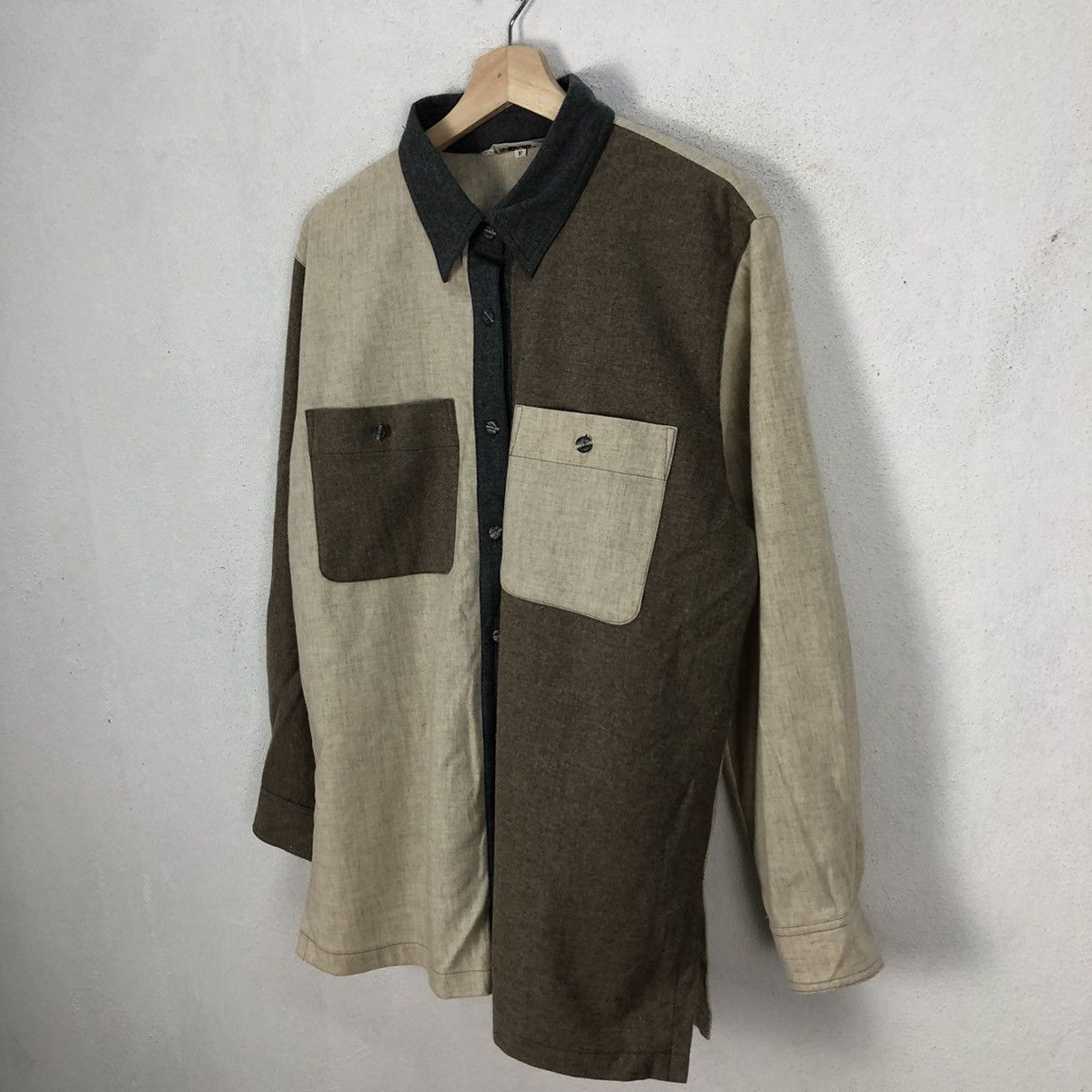 Japanese Brand VINTAGE CHRISTINA ROSSA BUTTON UPS PATCH WORK STYLE DESIGN Size US M / EU 48-50 / 2 - 2 Thumbnail