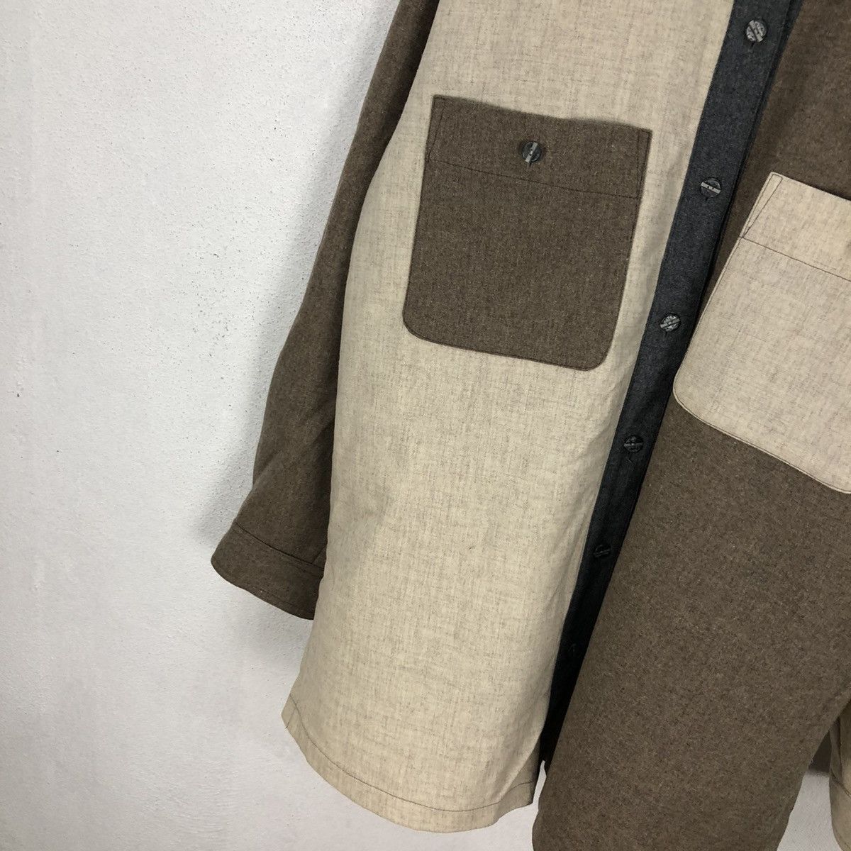Japanese Brand VINTAGE CHRISTINA ROSSA BUTTON UPS PATCH WORK STYLE DESIGN Size US M / EU 48-50 / 2 - 4 Thumbnail