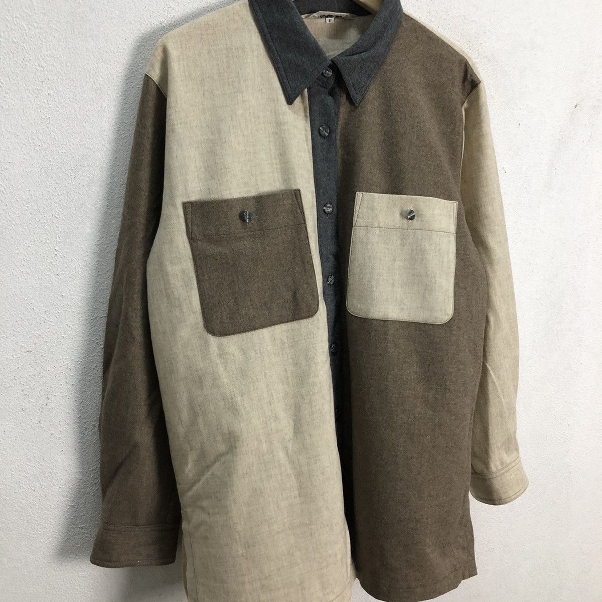 Japanese Brand VINTAGE CHRISTINA ROSSA BUTTON UPS PATCH WORK STYLE DESIGN Size US M / EU 48-50 / 2 - 5 Thumbnail