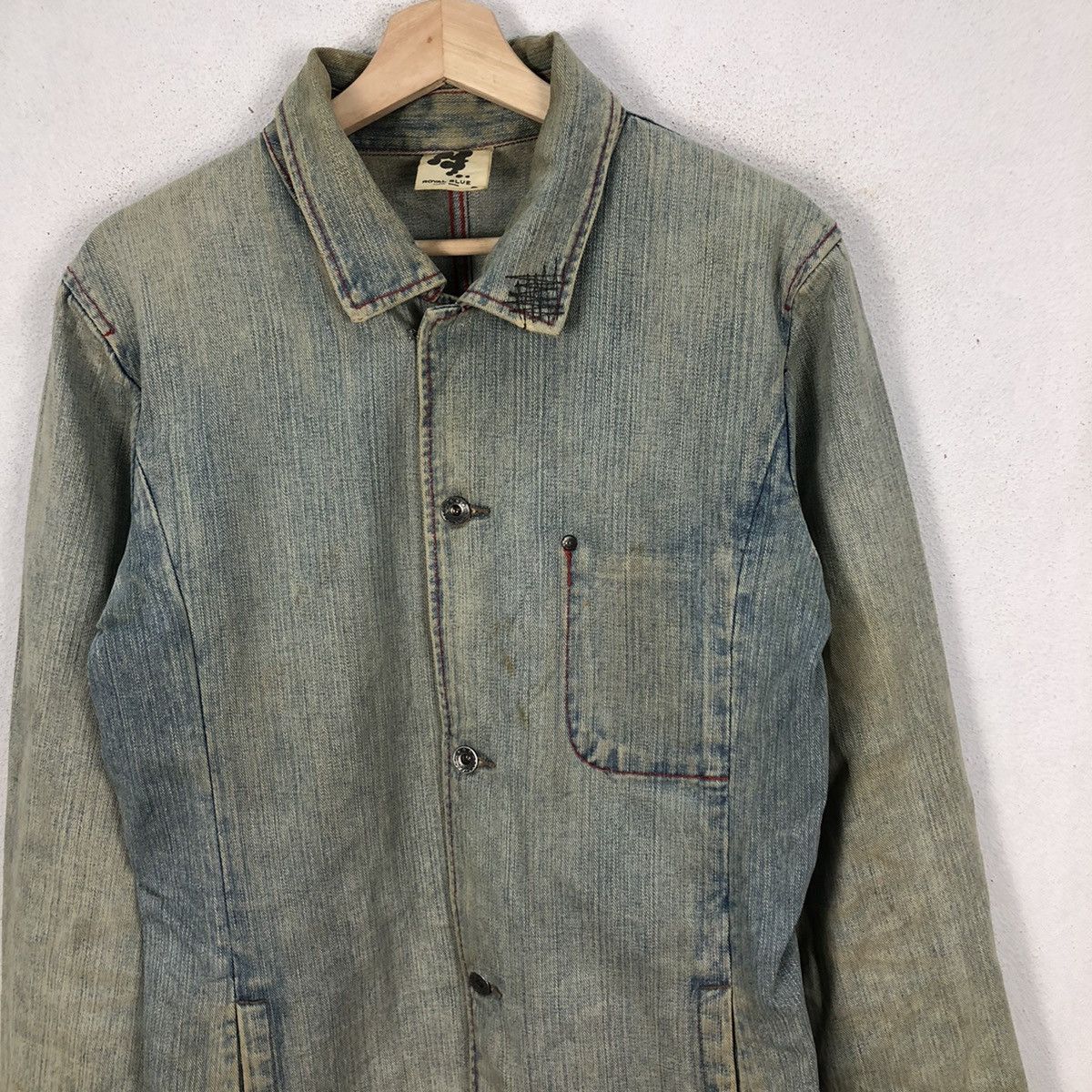Japanese Brand RARE HIKORY CHORE JACKET ROYAL BLUE INSPIRED BLUE BLUE JAPAN Size US M / EU 48-50 / 2 - 5 Thumbnail