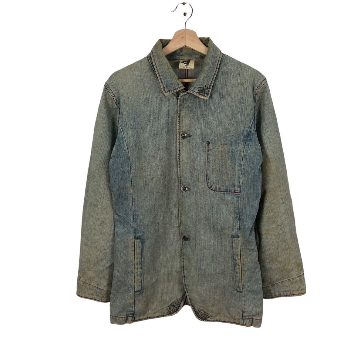 Japanese Brand RARE HIKORY CHORE JACKET ROYAL BLUE INSPIRED BLUE BLUE JAPAN Size US M / EU 48-50 / 2 - 1 Thumbnail