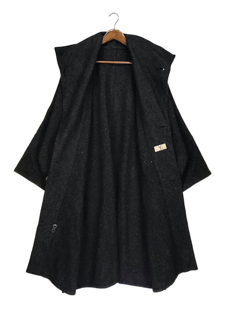 Yohji Yamamoto ⚡️QUICK SALE⚡️Vintage Yohji Yamamoto Wool Long Jacket Size US XXL / EU 58 / 5 - 10 Thumbnail