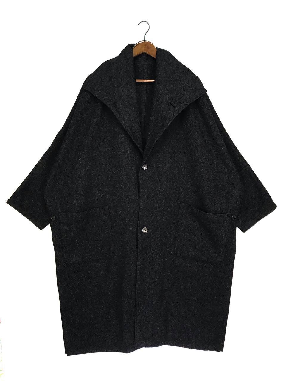 Yohji Yamamoto ⚡️QUICK SALE⚡️Vintage Yohji Yamamoto Wool Long Jacket Size US XXL / EU 58 / 5 - 11 Thumbnail