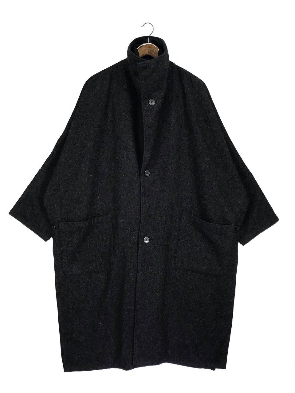 Yohji Yamamoto ⚡️QUICK SALE⚡️Vintage Yohji Yamamoto Wool Long Jacket Size US XXL / EU 58 / 5 - 9 Thumbnail