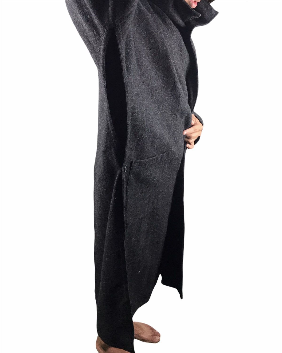 Yohji Yamamoto ⚡️QUICK SALE⚡️Vintage Yohji Yamamoto Wool Long Jacket Size US XXL / EU 58 / 5 - 5 Thumbnail