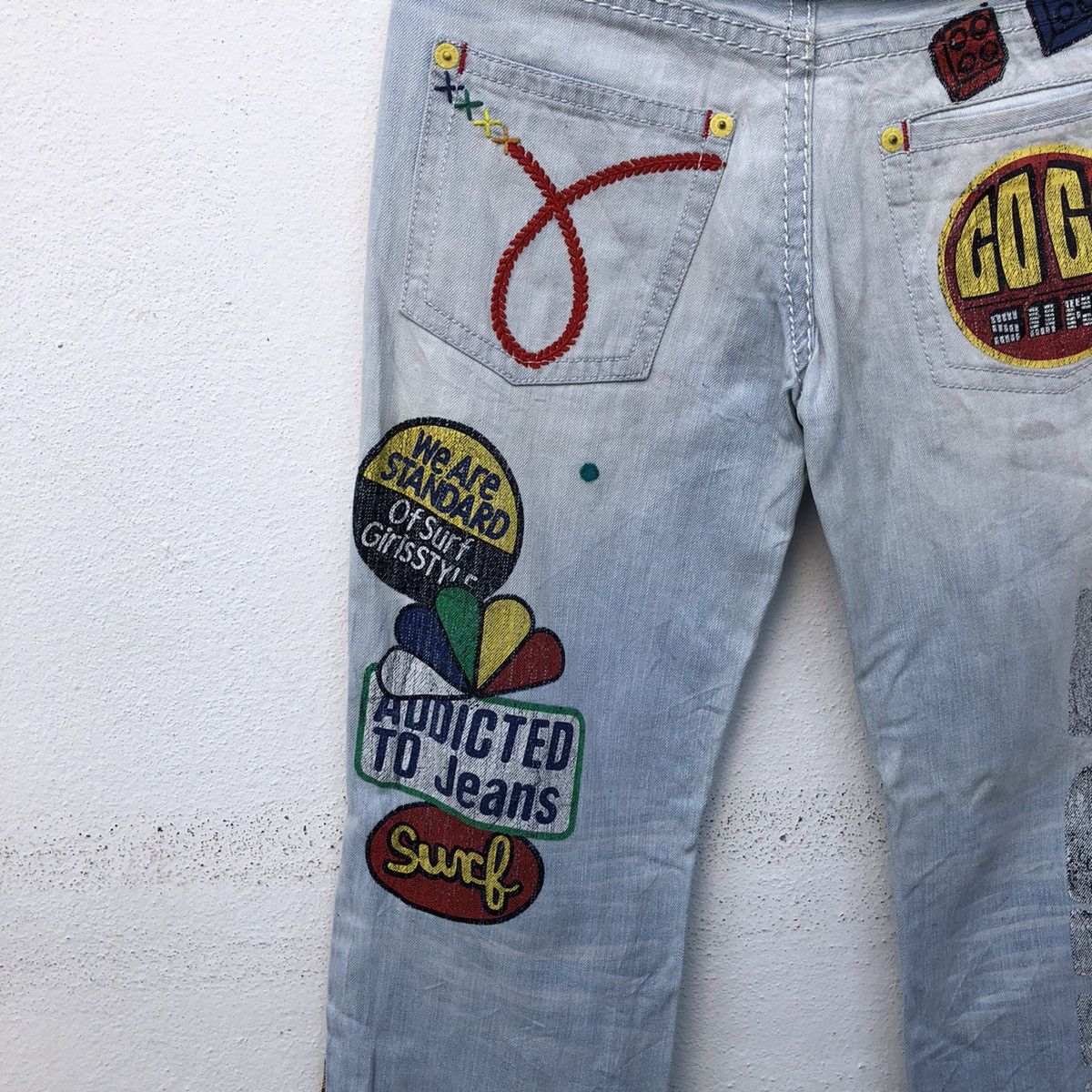 Japanese Brand BLUE MOON BLUE DISTRESSED DENIM INSPIRED BY JUNYA WATANABE Size US 30 / EU 46 - 10 Thumbnail