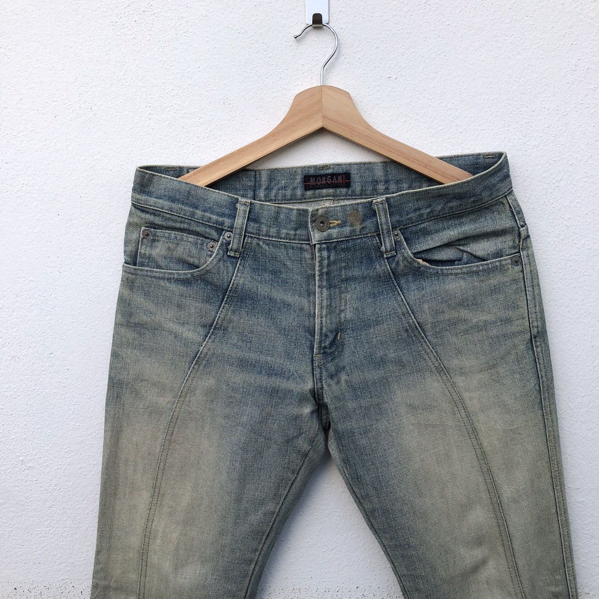 Japanese Brand MORGAN HOMME DENIM JEANS MADE IN JAPAN Size US 32 / EU 48 - 3 Thumbnail