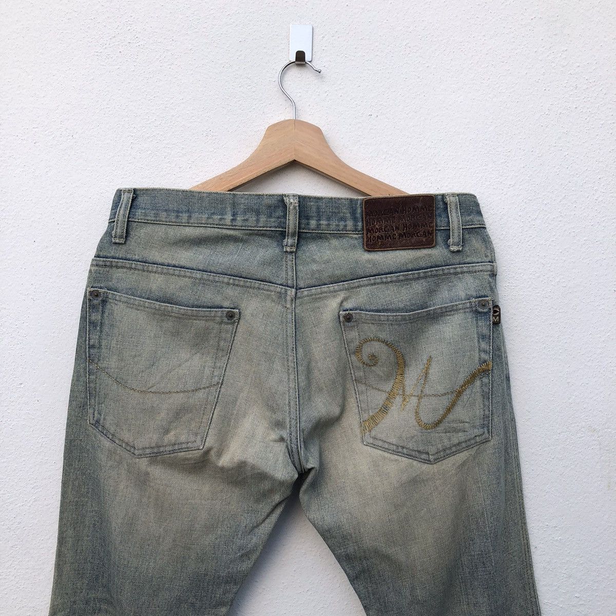 Japanese Brand MORGAN HOMME DENIM JEANS MADE IN JAPAN Size US 32 / EU 48 - 8 Thumbnail