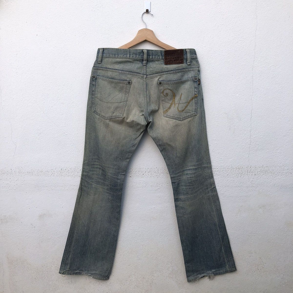 Japanese Brand MORGAN HOMME DENIM JEANS MADE IN JAPAN Size US 32 / EU 48 - 7 Thumbnail