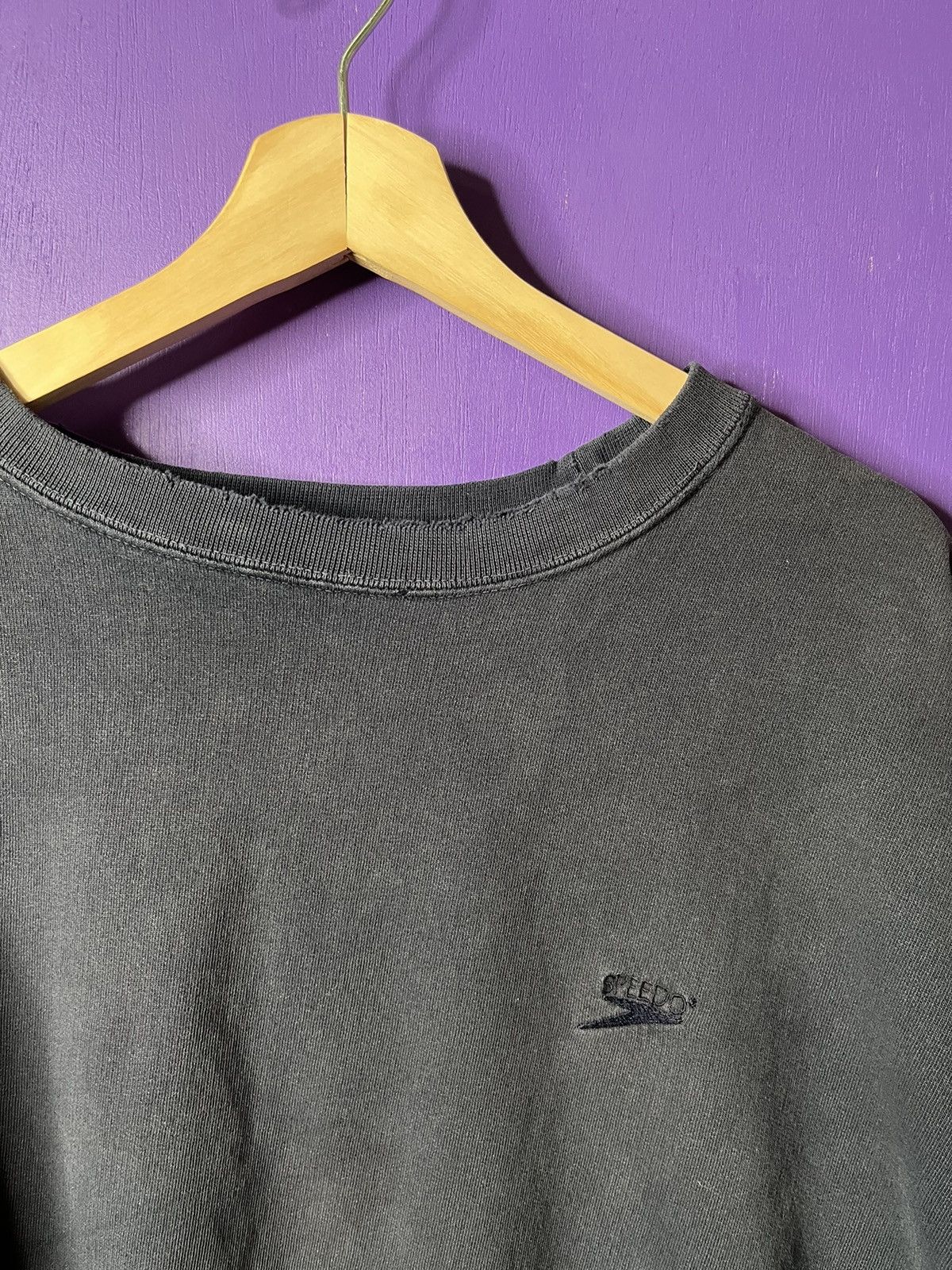 Vintage Vintage 90s Speedo Essential tonal logo sweatshirt Size US XL / EU 56 / 4 - 3 Thumbnail