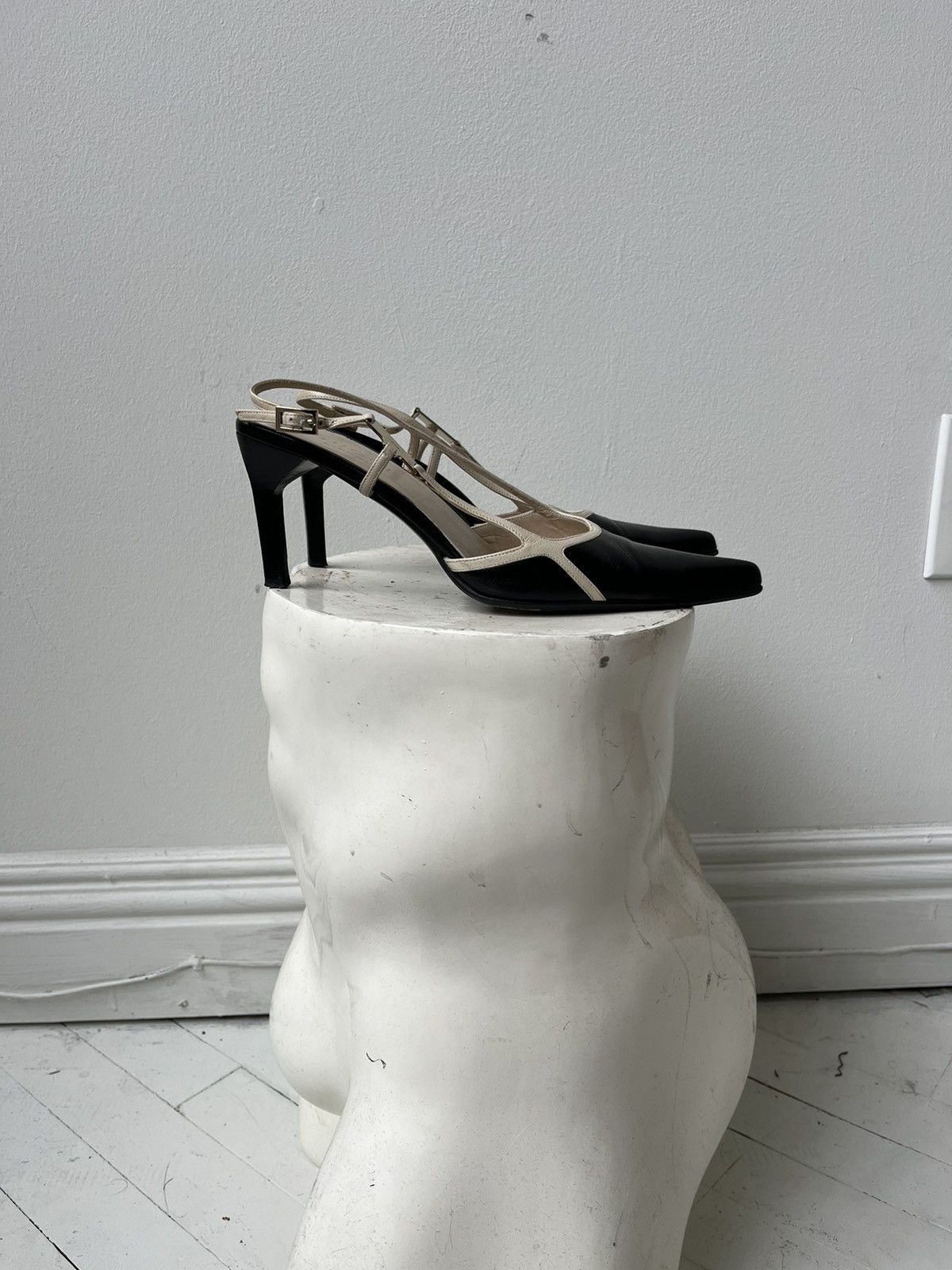 Gucci Vintage 90s Gucci Slingback Kitten Heels Size US 6 / IT 36 - 1 Thumbnail