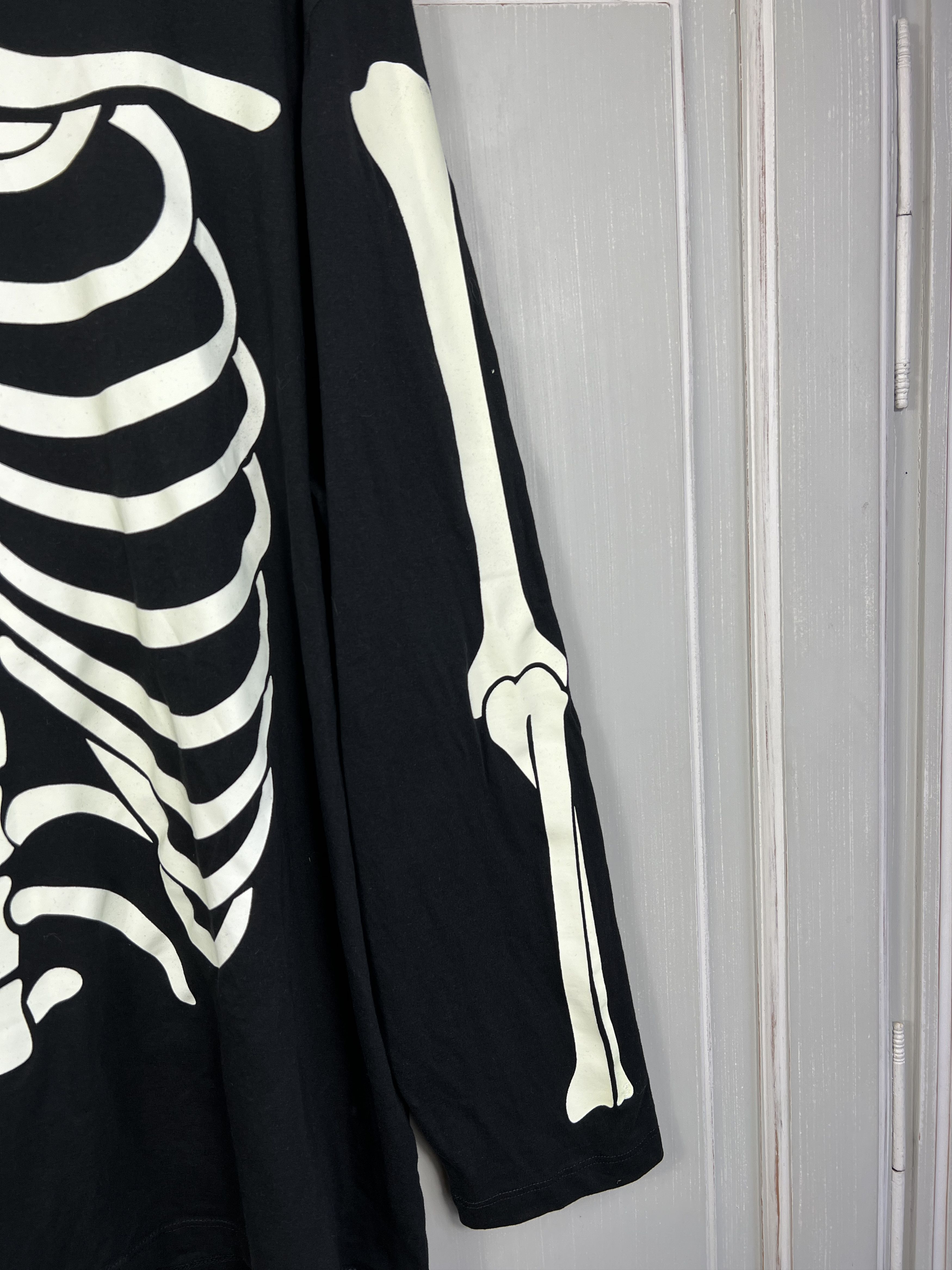 Vintage SKELETON RENGEN GLOW IN THE DARK LONG SLEEVE SWEATSHIRT Size US XXL / EU 58 / 5 - 2 Thumbnail