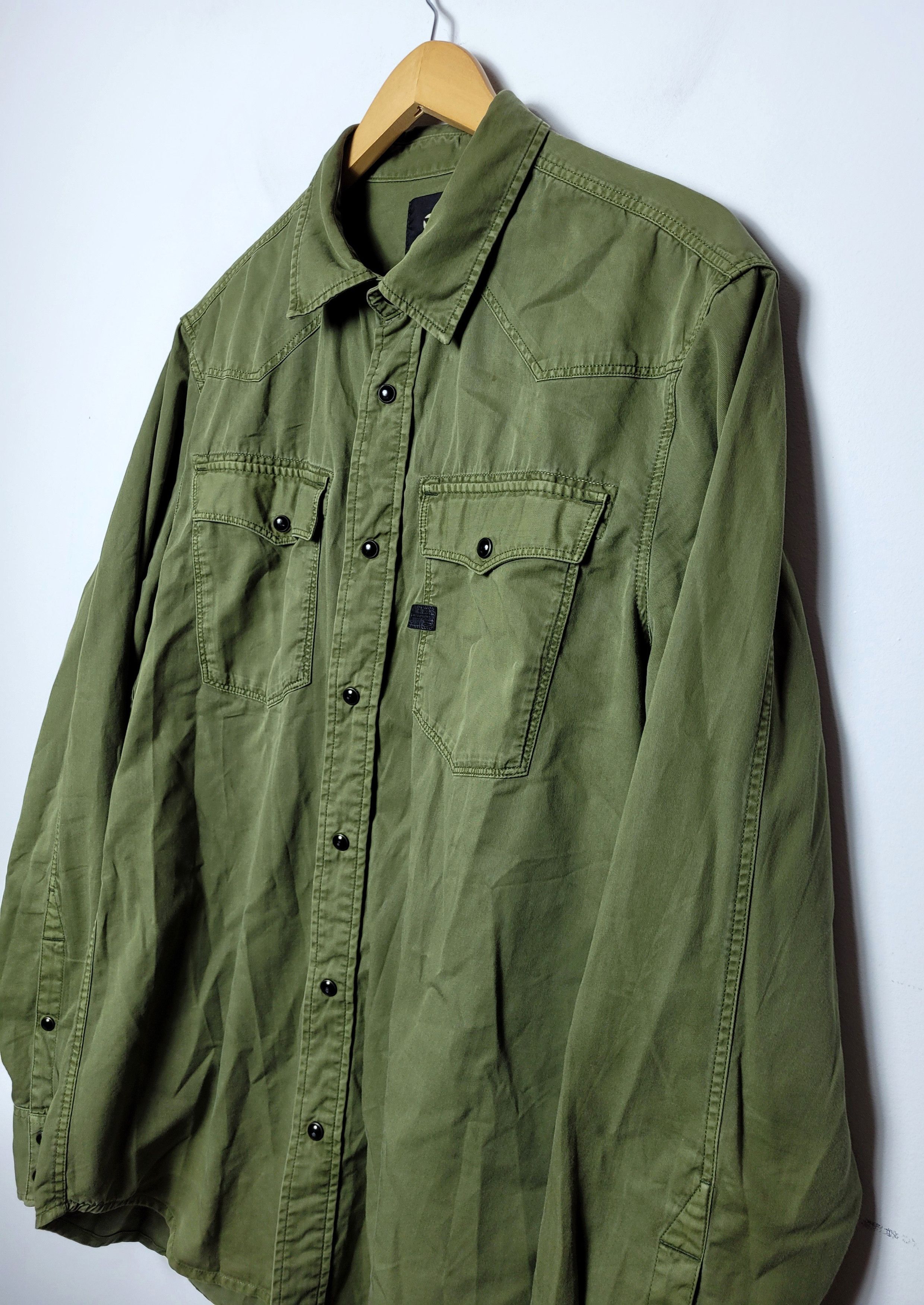 G-Star × Japanese Brand G-star Raw khaki shirt Size US L / EU 52-54 / 3 - 3 Thumbnail