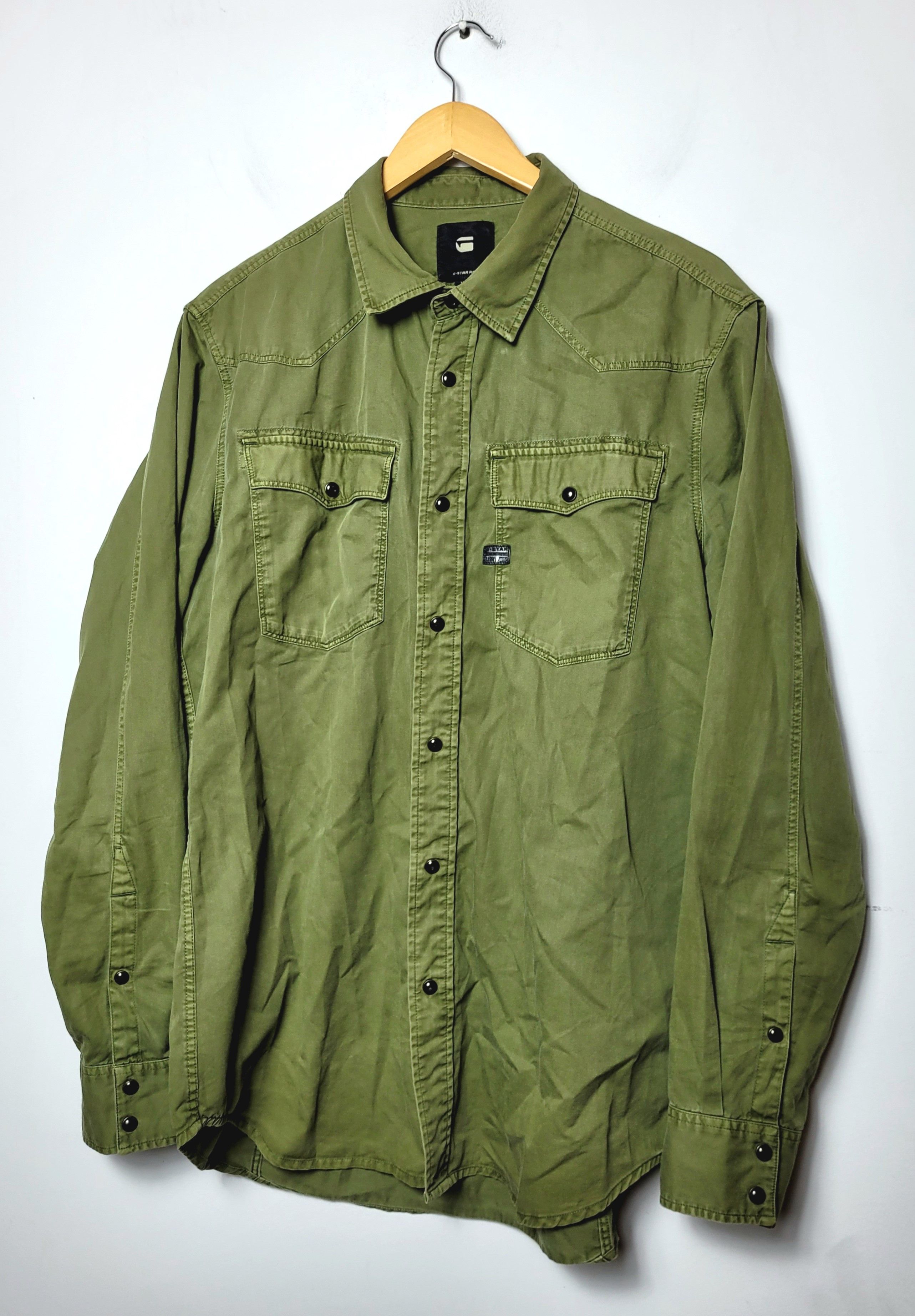 G-Star × Japanese Brand G-star Raw khaki shirt Size US L / EU 52-54 / 3 - 1 Thumbnail