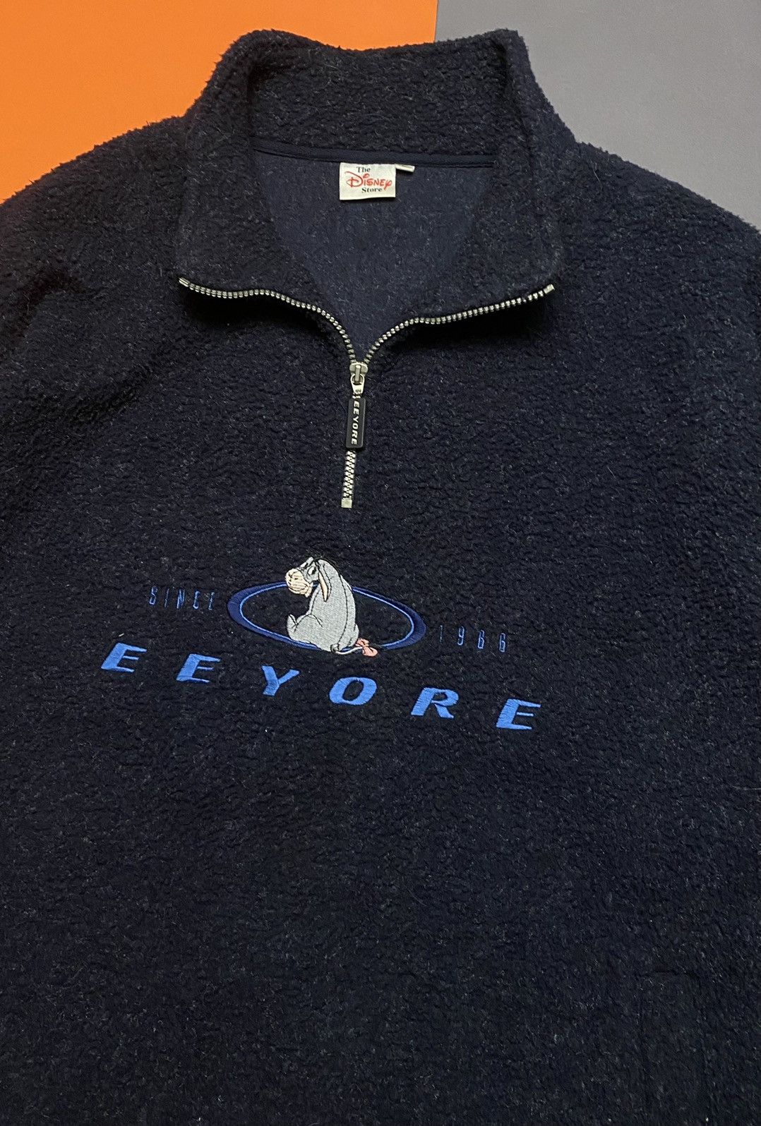 Disney EEYORE VINTAGE 90s Disney FLEECE Size US L / EU 52-54 / 3 - 3 Thumbnail