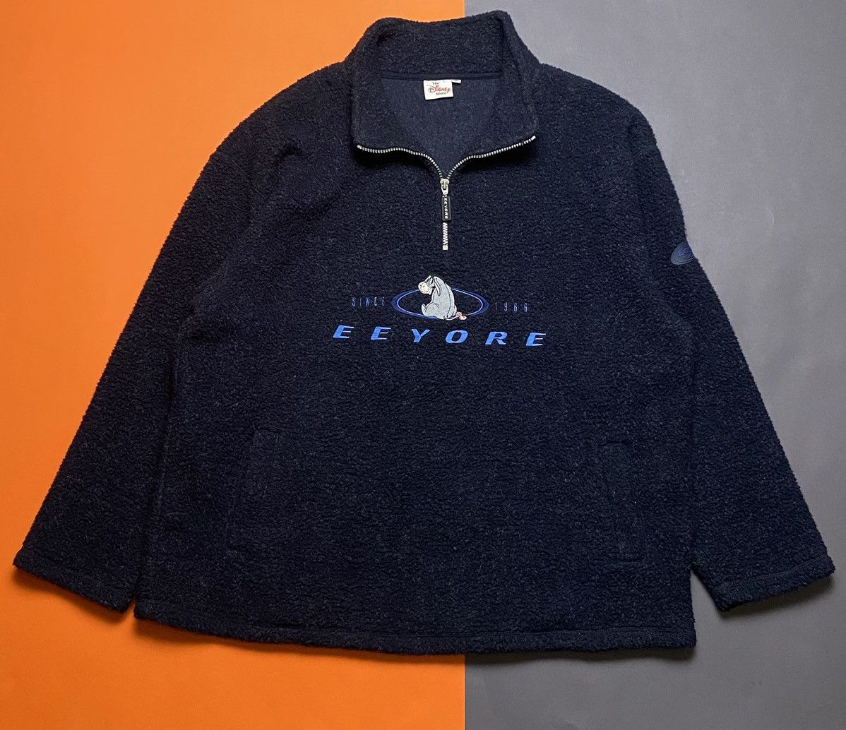 Disney EEYORE VINTAGE 90s Disney FLEECE Size US L / EU 52-54 / 3 - 1 Thumbnail