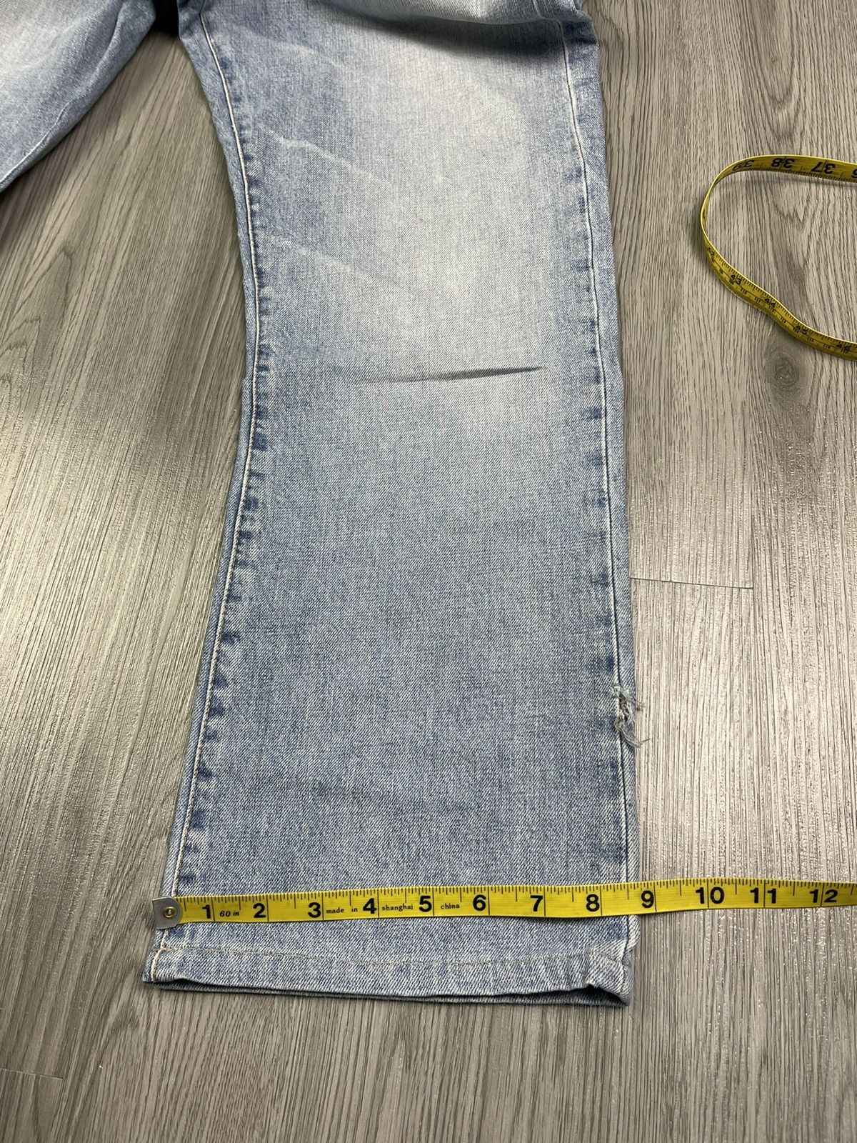 Vintage Gucci Back Buckle Distressed Denim Size US 30 / EU 46 - 24 Thumbnail
