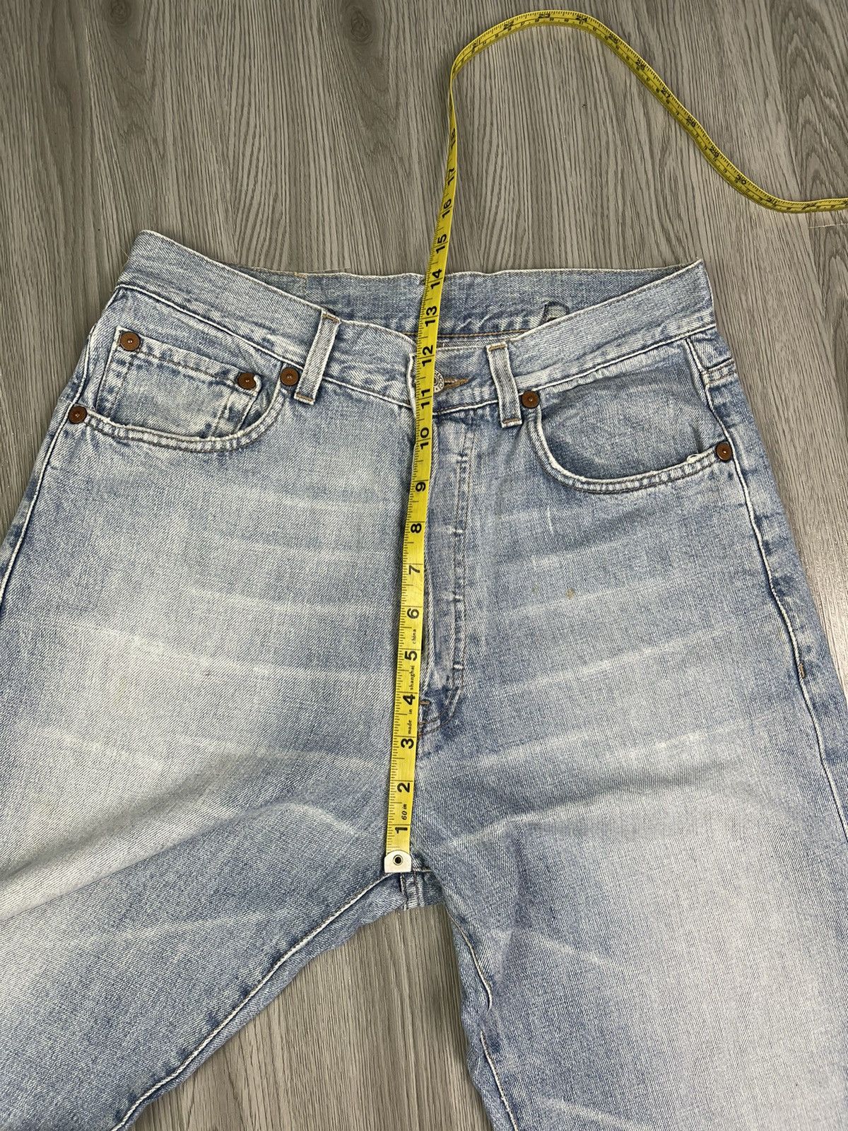 Vintage Gucci Back Buckle Distressed Denim Size US 30 / EU 46 - 21 Thumbnail